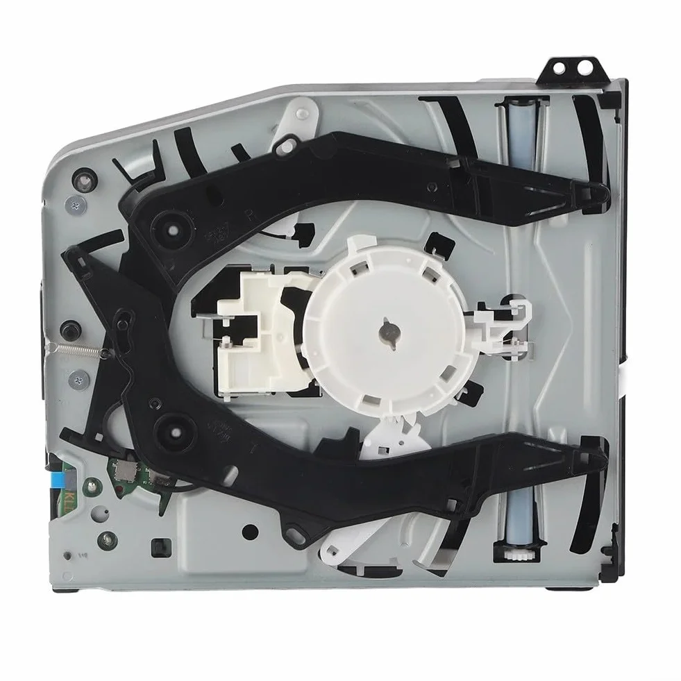 1 unidad de disco óptico, para PS4 Pro CUH-7015A CUH-7015B CUH-7000 Unidad de lector interno de CD y DVD de repuesto de metal y ABS, acabado plateado, negro y blanco, para consola