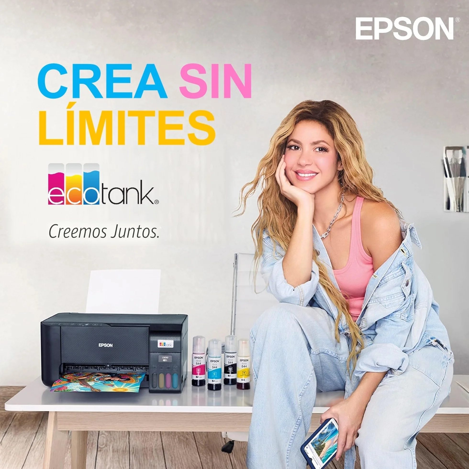 Impresora multifunción EcoTank ET-15000 A3+ con depósito de Tinta, conexión Wi-Fi y Tinta incluida para hasta 3 años.