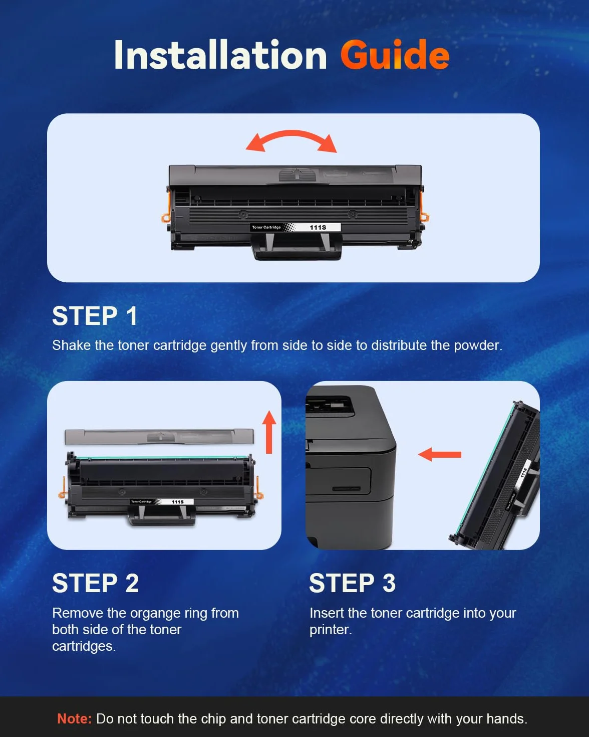 Skydo MLT-D111S Toner Compatible para Samsung MLT-D111S D111S D111L Cartuchos de tóner para Samsung Xpress M2070 M2026 M2022 M2020 M2026W M2022W M2020W SL-M2070 SL-M2070W SL-M2070F (2 Negro)