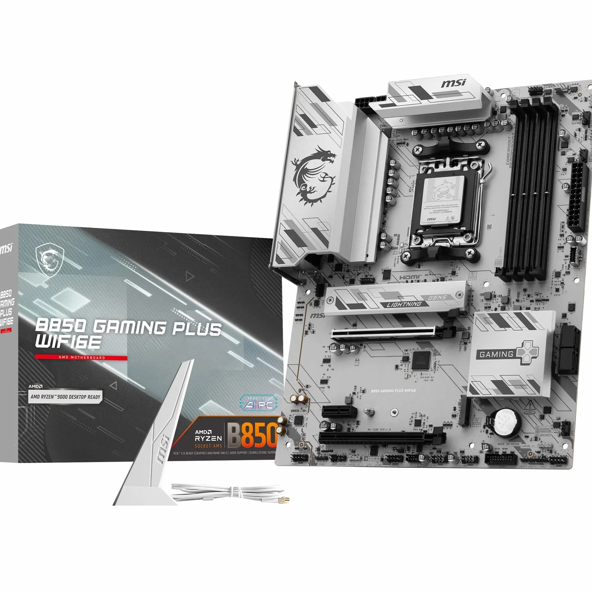 MSI B850 Gaming Plus WiFi6E DDR5 AM5 7E80-001