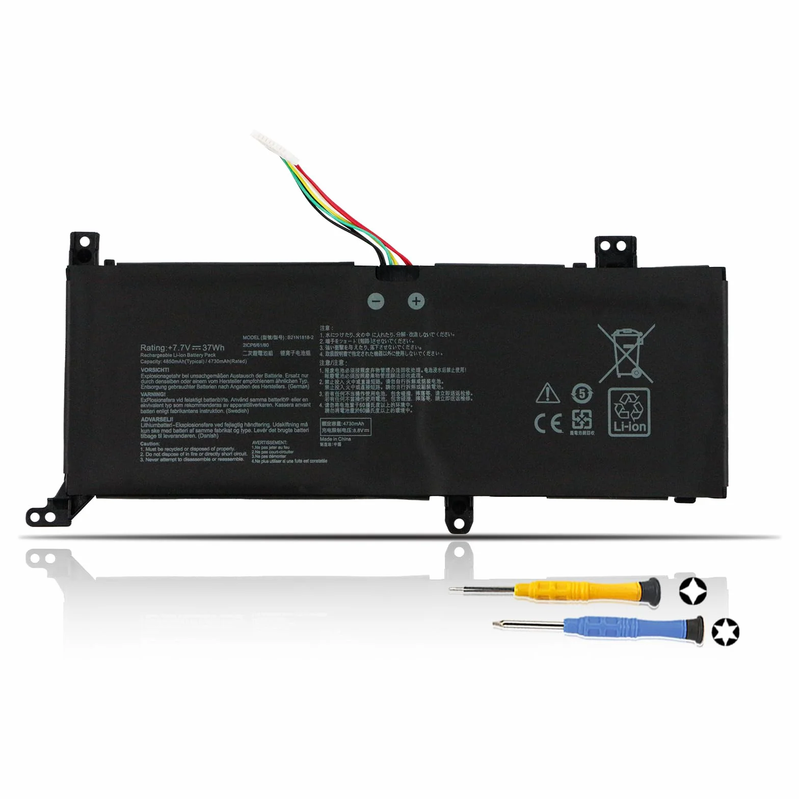 C21N1818-2 B21N1818-2 Batería para ASUS VivoBook 14 F412DA F412FJ F412FL F412UA A412DA A412FA A412FL A412FJ A412UA X412DA X412FA X412FJ X412FL X412UA X412UB X412UF X412JA R424D R424DA R424F R424FA