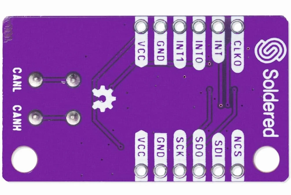 Soldered CAN Transceptor MCP2518 Board | Fabricado en la UE | 333020