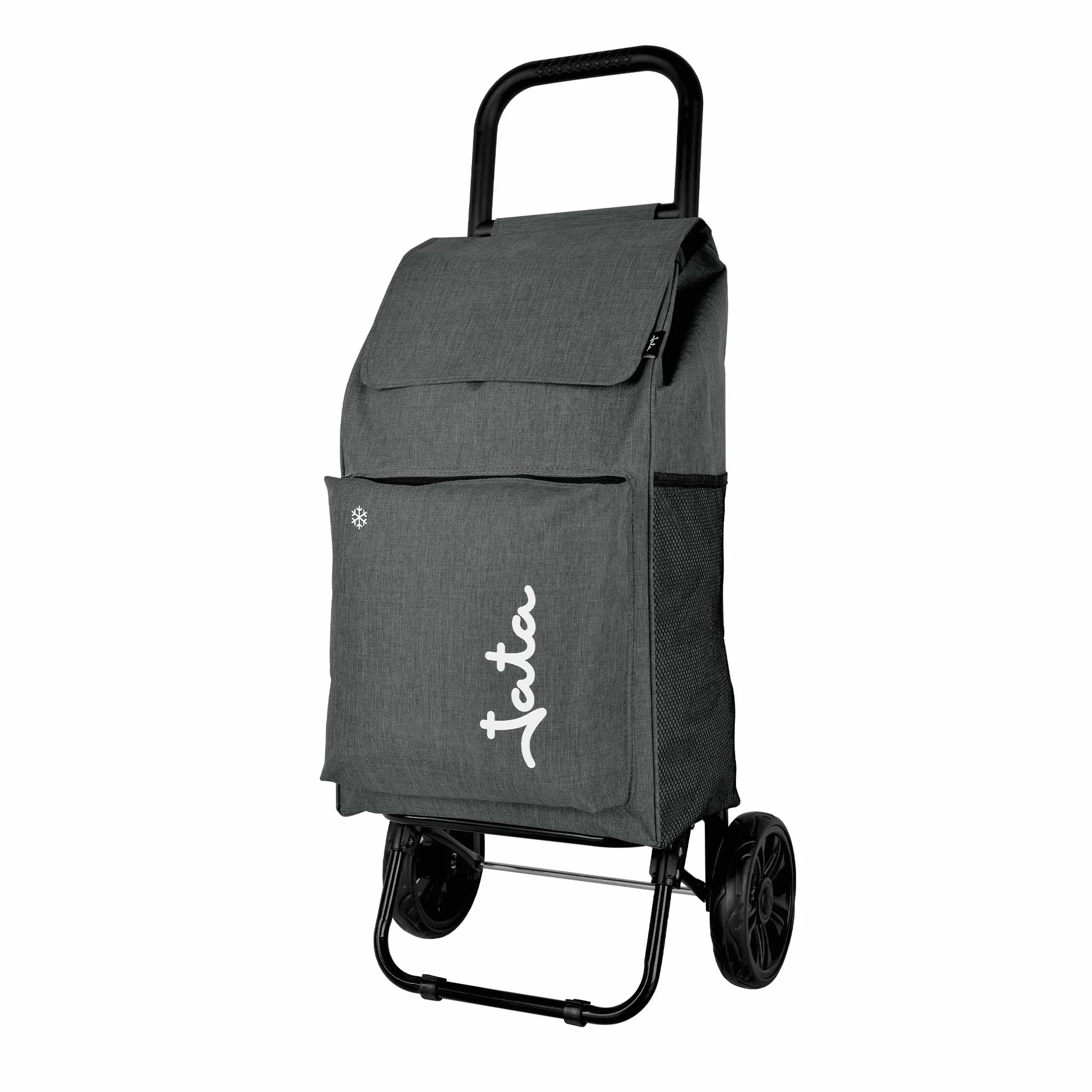 JATA HCAR2504 Carro de la Compra 2 Ruedas 40L Bolsa Refrigerante Carga 30 kg Chasis Acero