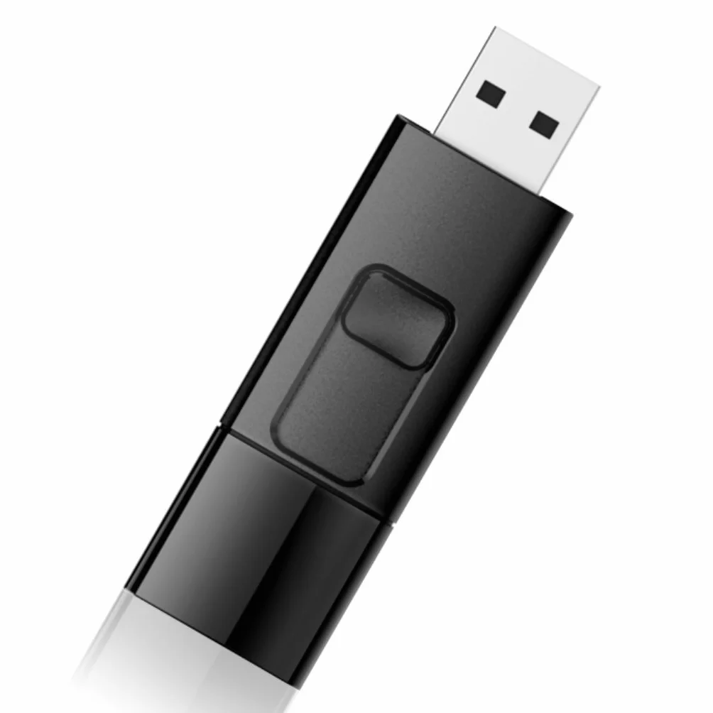 Silicon Power Blaze B05 - Memoria USB 3.0 de 64 GB, retráctil, color negro
