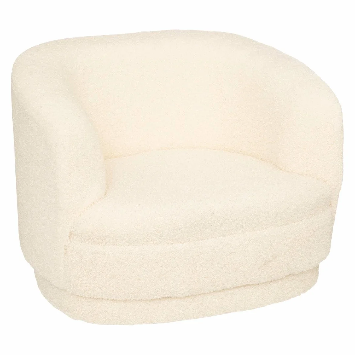 Atmosphera Silla para niños rizada Blanca