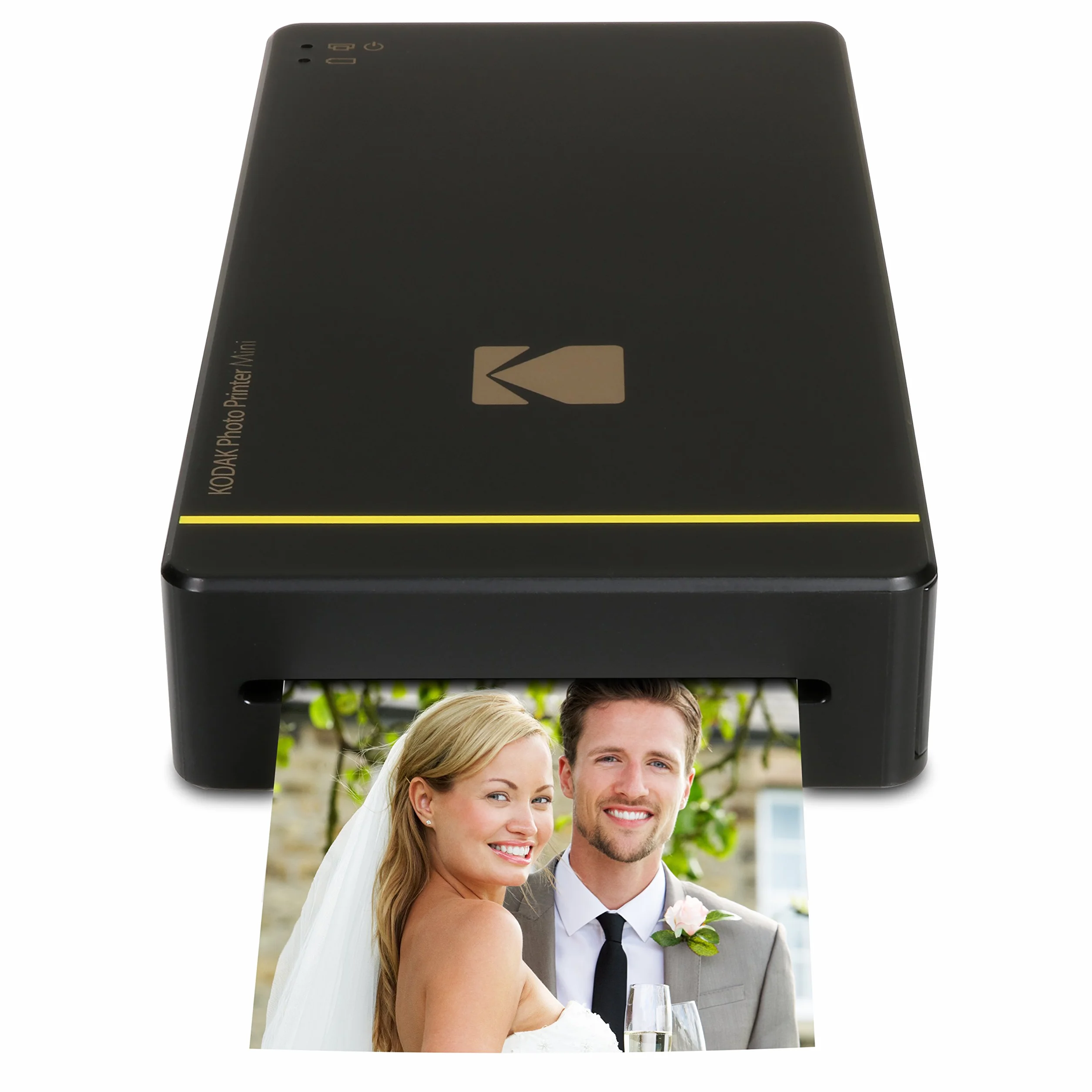 Kodak Photo Printer Mini WiFi - Impresora fotográfica (Impresión por sublimación, Cian, Magenta, Amarillo, 16,7 M, MicroUSB), negro