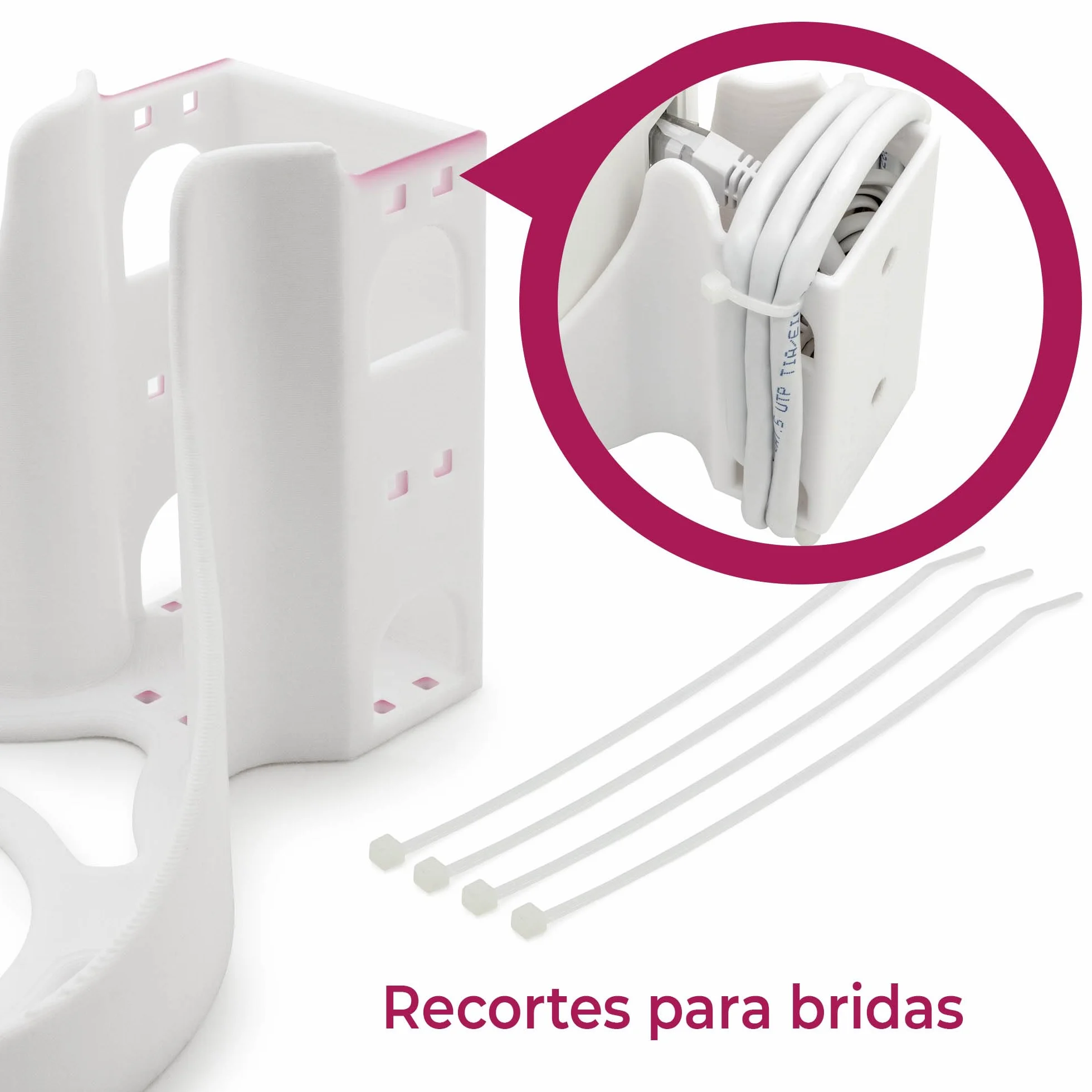 Mobilefox Soporte de pared para router TP-Link Deco X50 AX3000 (3 unidades)