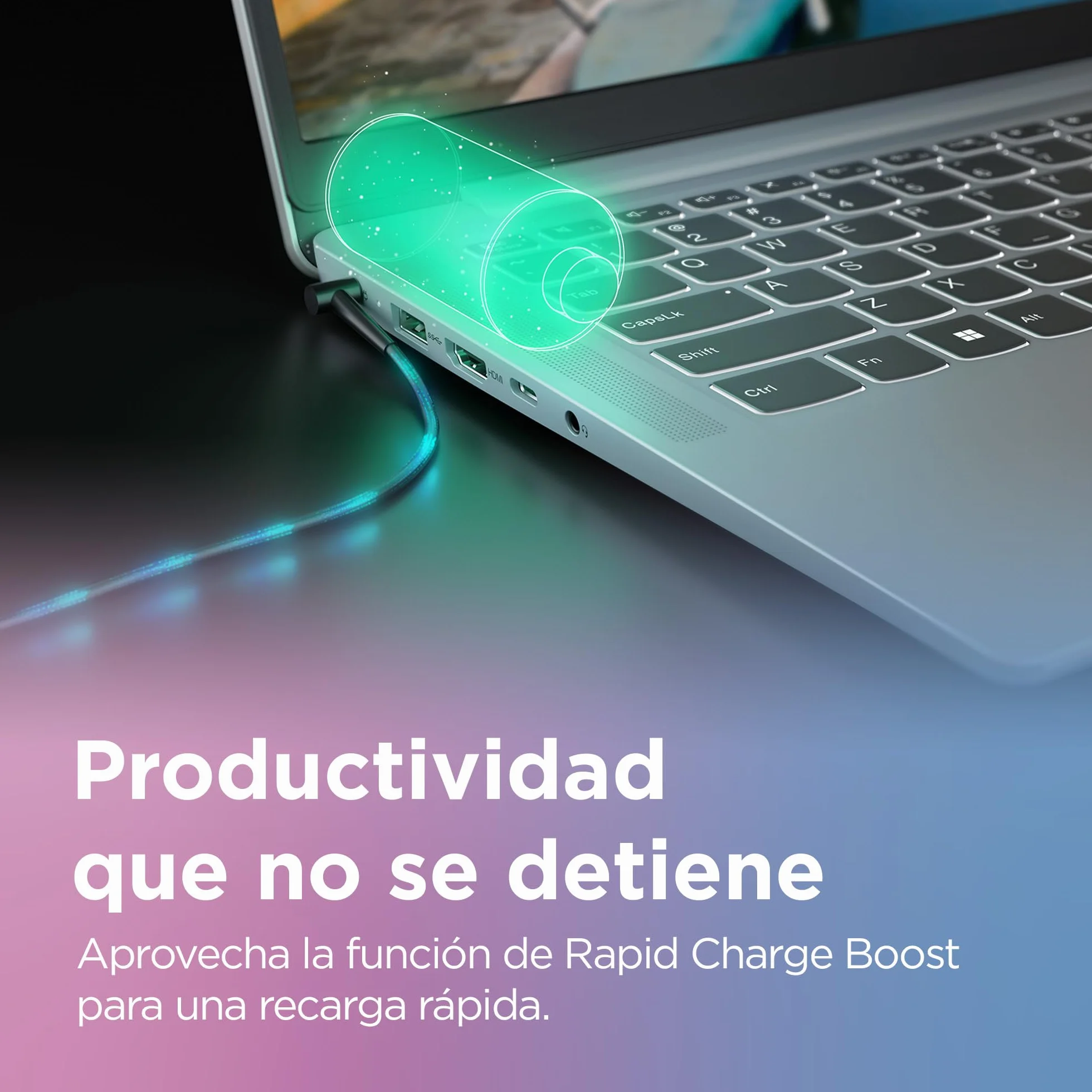 Lenovo IdeaPad Slim 3 Gen 8 – Ordenador Portátil 15.6'' FHD (Intel Core i3-N305, Intel UHD Graphics, 8 GB RAM, 256 GB SSD, Wi-Fi 6, Win 11 Home, Office Trial) Teclado QWERTY Español - Azul Abismo