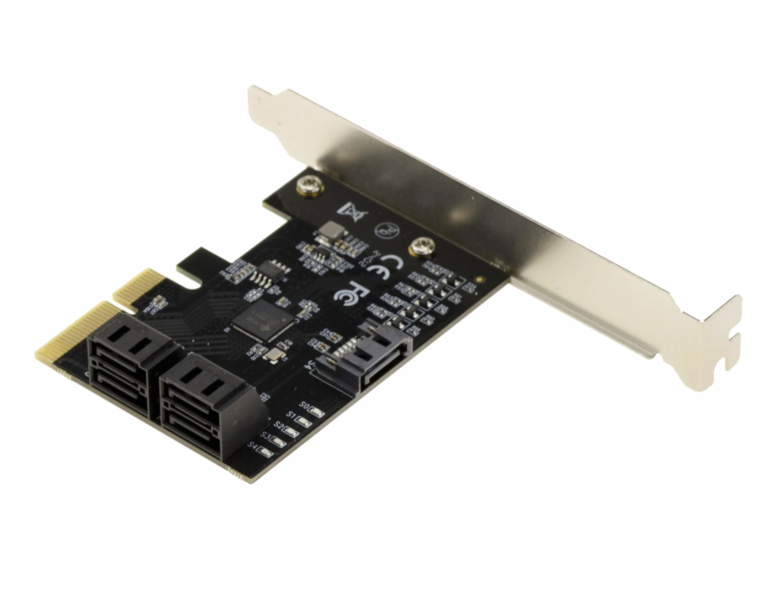 KALEA-INFORMATIQUE Tarjeta controladora PCIe 3.0 x4 con 5 Puertos para Discos Duros SATA 3.0 6G CHIPSET JMB585