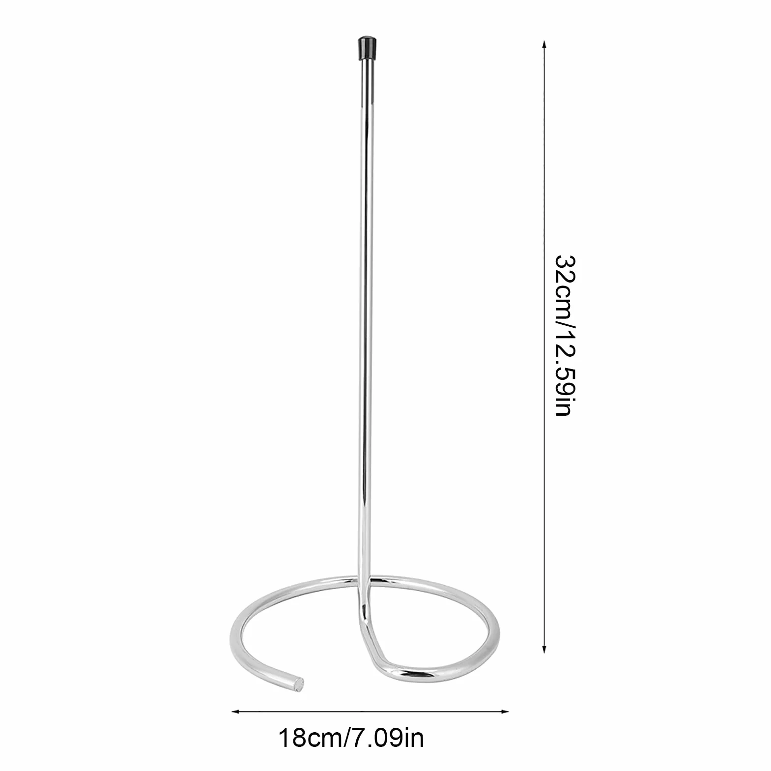 Soporte de secado de decantador de vino de acero inoxidable con cabeza de silicona