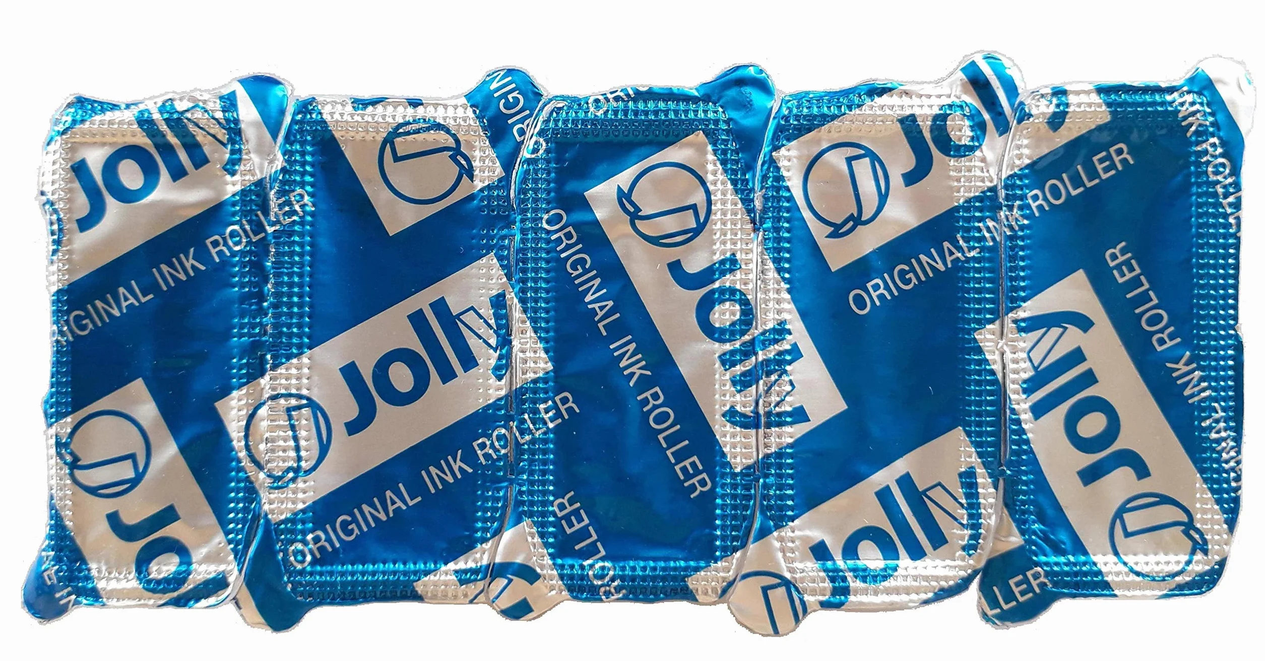 Rodillos de Tinta Negra para Etiquetadoras"Jolly" - Paquete de 5 Unidades