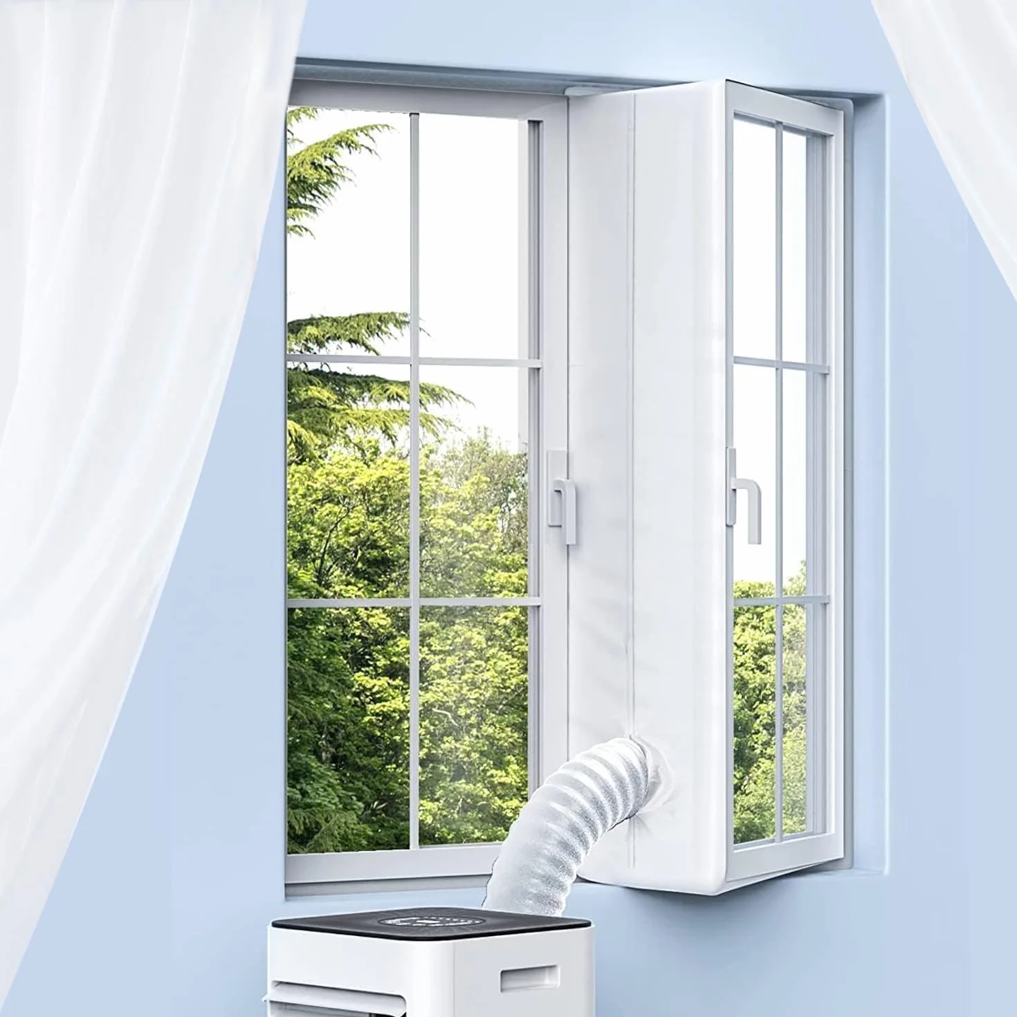 Sello de ventana de aire acondicionado impermeable 400 cm para AC portátil