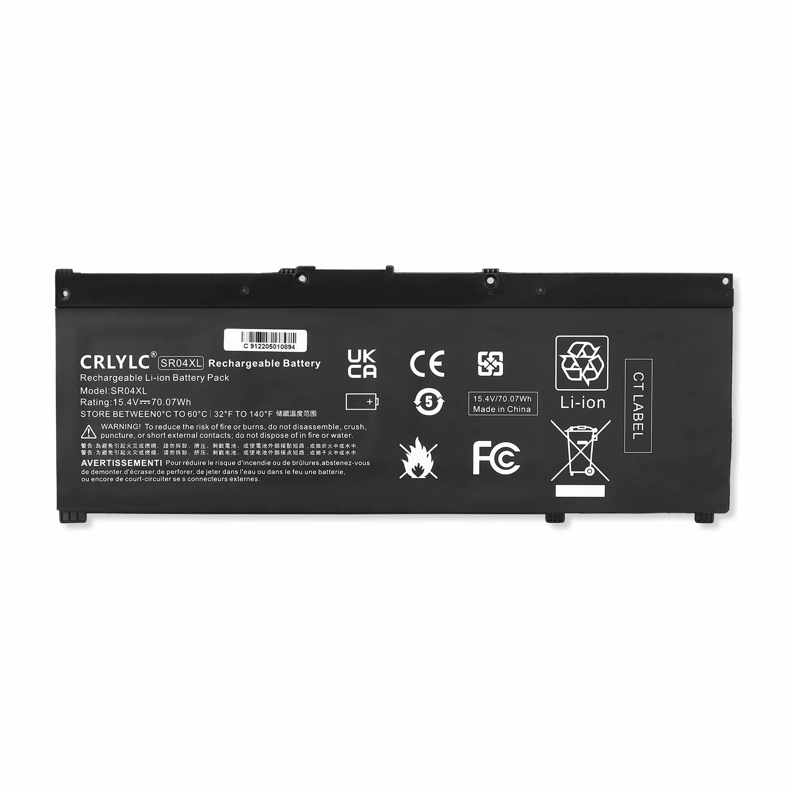 SR04xl batería de para Portátil HP Omen 2018 15-CE 15T-CE 15-DC 15T-DC 17-CB 17T-CB ZBook 15v G5 Pavilion 15-CB 15T-CB 15-ce000nf ce002ng ce003nf ce005ng ce007ng 15-dc0001ng 15-cb002nl Battery