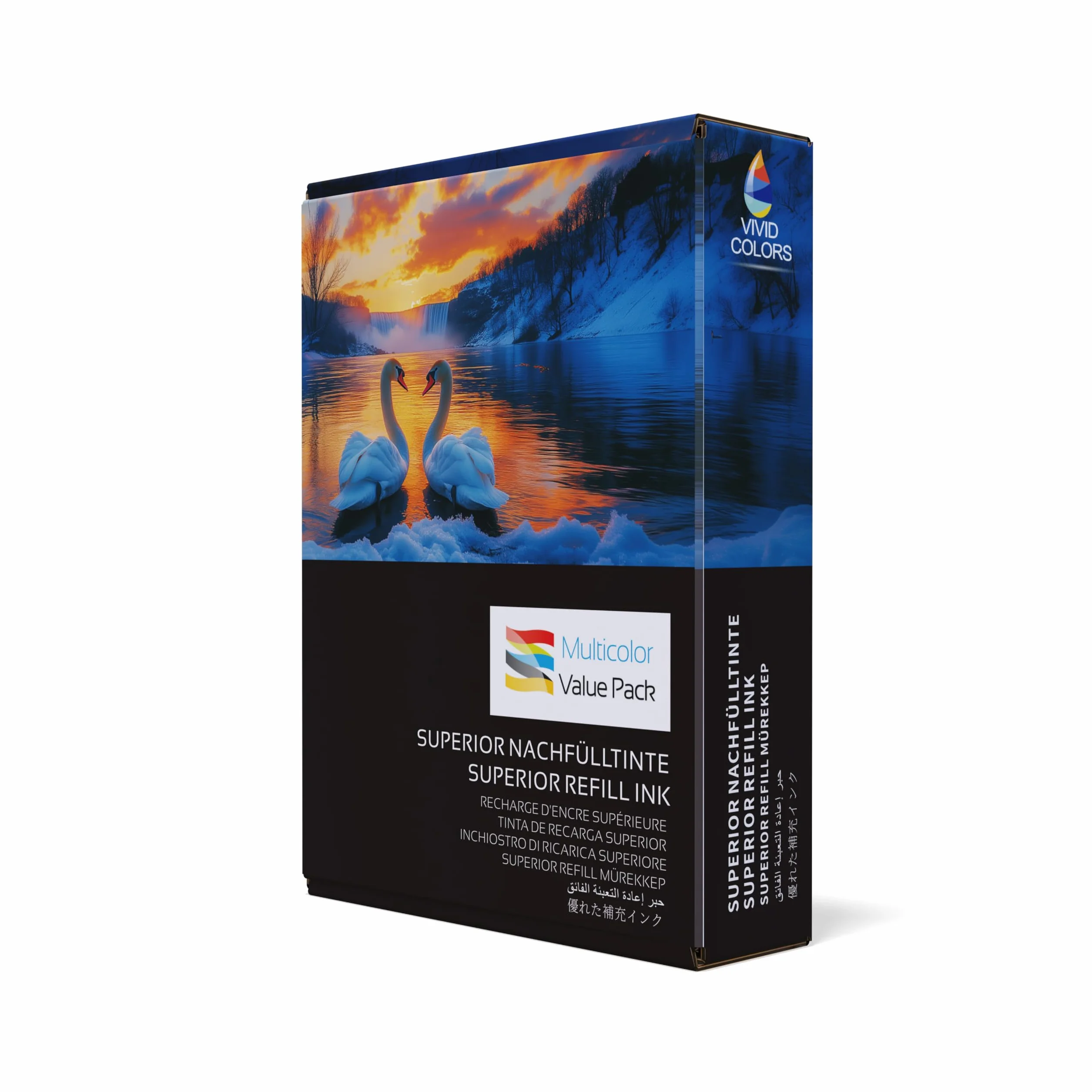 Kit de Recarga de Tinta 550 ml Compatible con Cartuchos HP 301 y 301XL – Incluye Negro, Cian, Magenta y Amarillo – Apto para impresoras HP DeskJet, Envy y OfficeJet indicadas