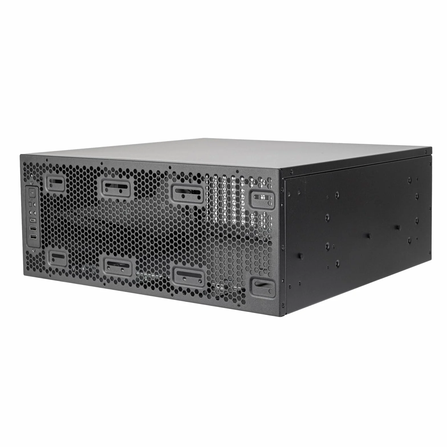Silverstone Technology RM4A Chasis de Servidor en Rack 4U con compatibilidad Mejorada para radiadores de 360 mm, SST-RM4A