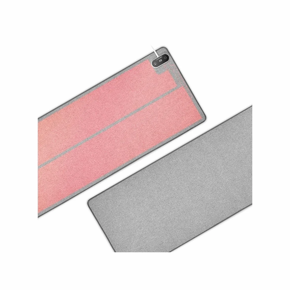 Heating Desk Pad - Alfombrilla Escritorio Calefactable - Ratón XXL Calor - Manos Calientes Ordenador - 3 Zonas Temperatura Ajustable - Superficie Algodón Antideslizante – Gaming Teletrabajo Confort