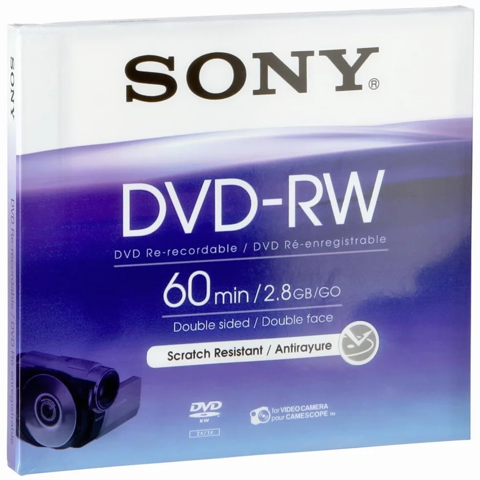 Sony DMW60AJ - Disco DVD-RW, regrabable