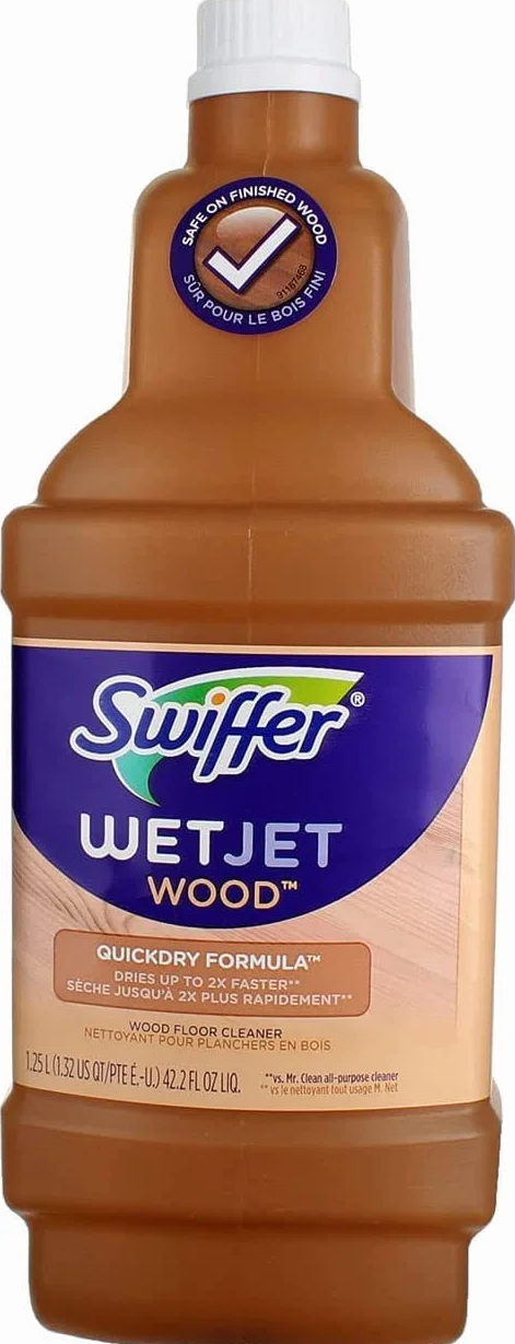 Swiffer WetJet Wood FiniPour - Solución de limpieza especial de madera (1,25 L)