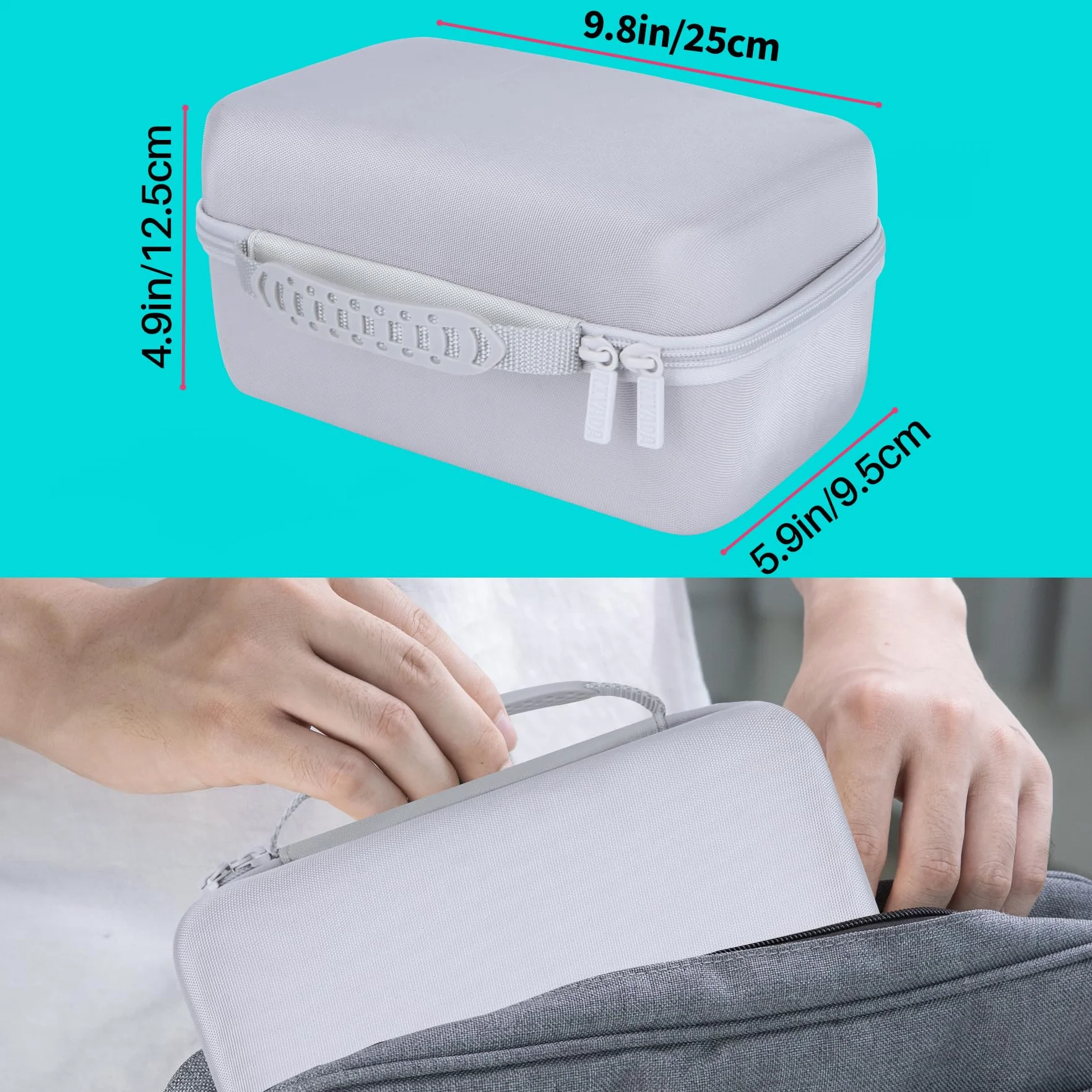 Dura Funda Protectora Compatible con Liene Amber M100 / M200 Impresora Fotográfica (Blanco)