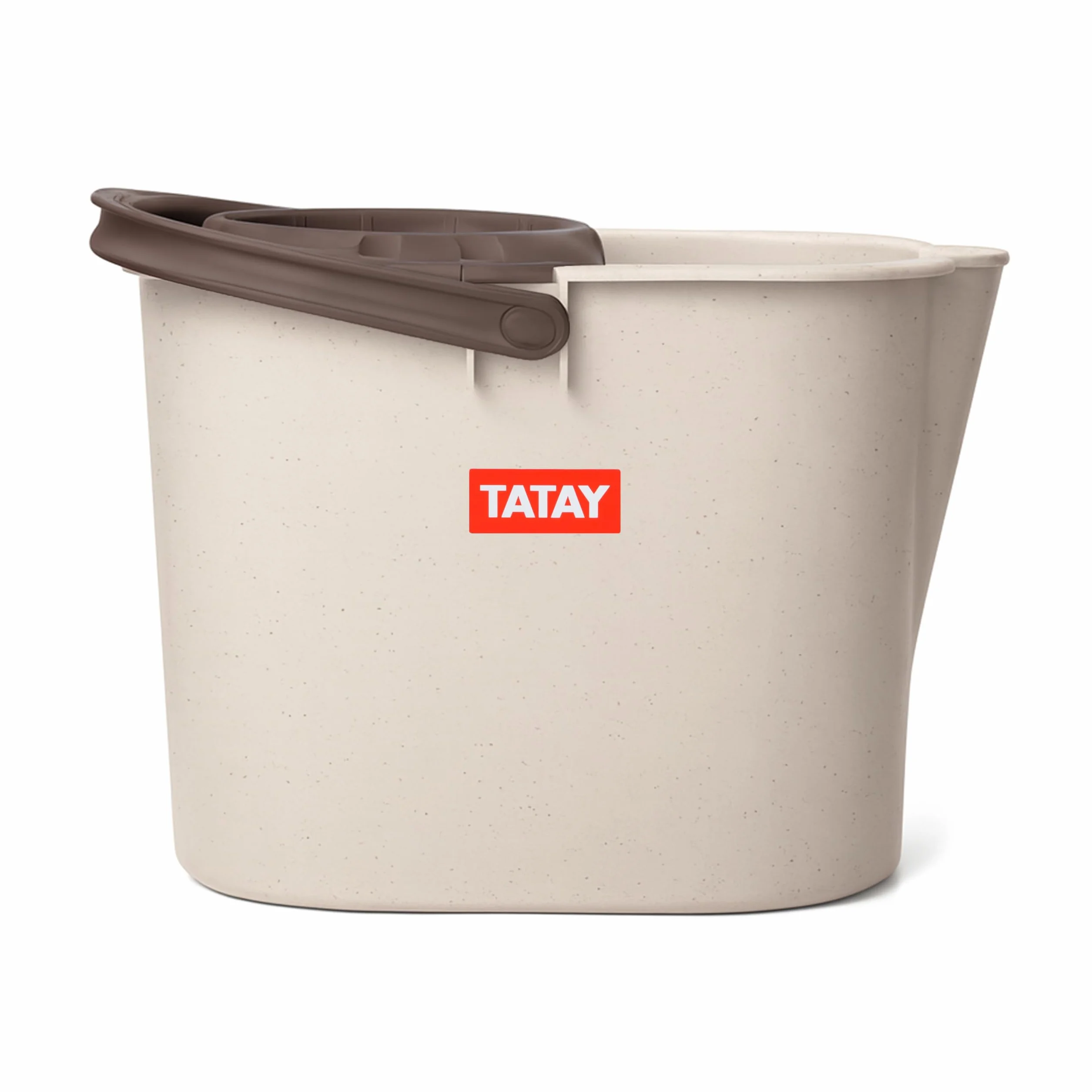 TATAY Cubo Fregona con Escurridor 16L Rectangular Plástico Reciclado 37x26,5x29 cm Ecohome