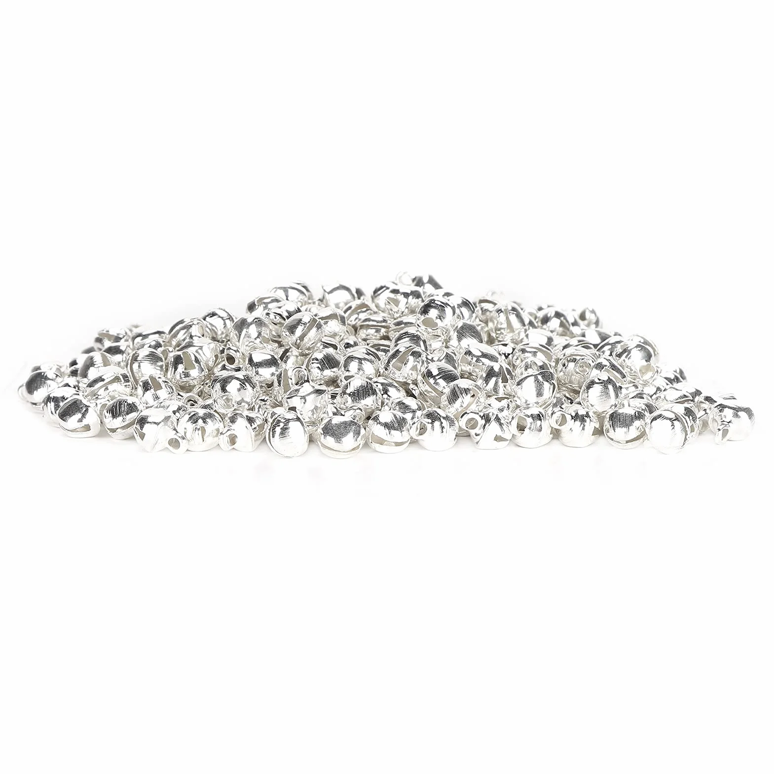 Campanas de plata Joyería 6 mm para bricolaje regalo artesanal