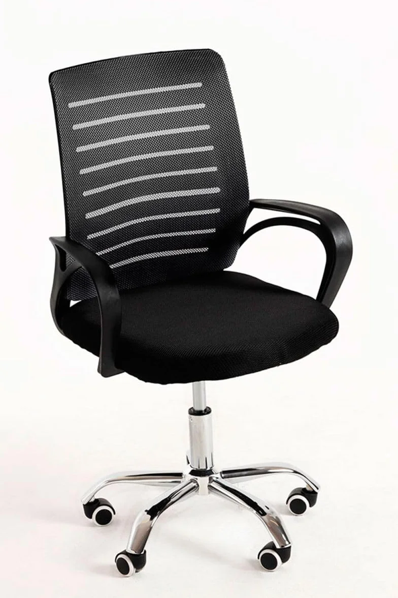 Silla de Oficina Negra Visi - Máxima Ergonomía para Escritorio y Gaming