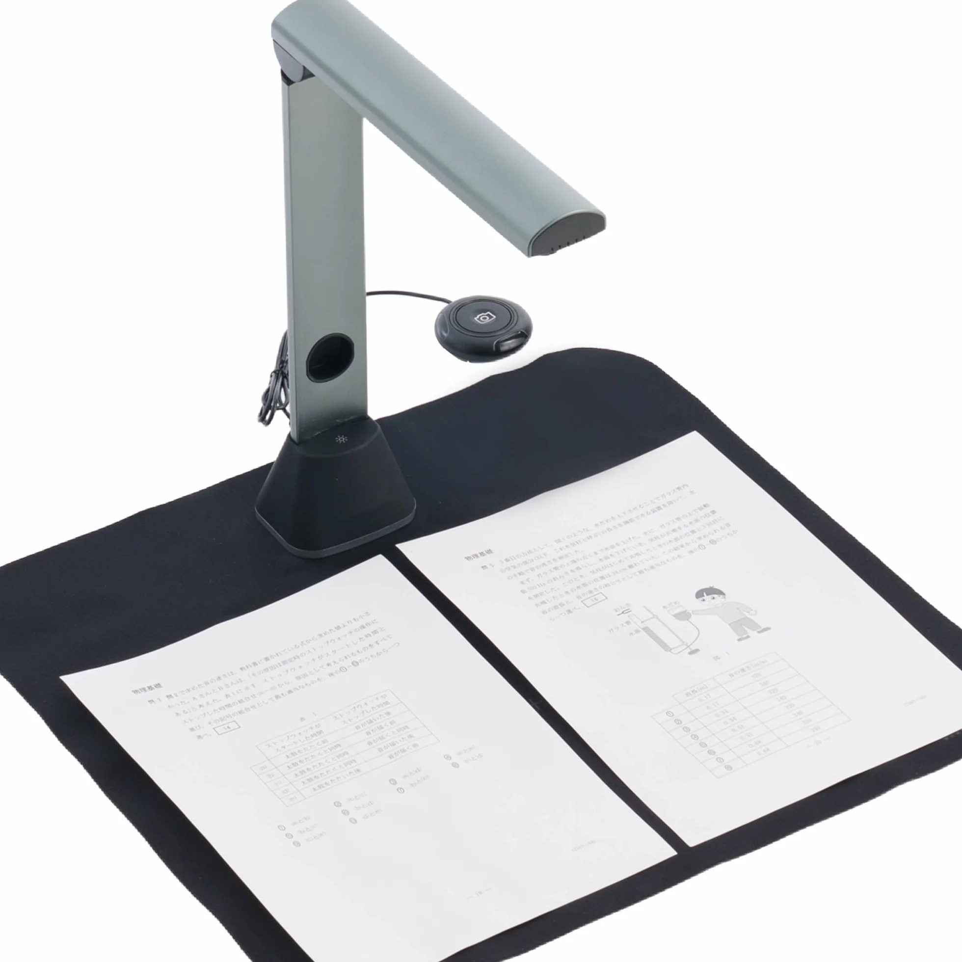 Escáner de Documentos A3: 17 MP OCR 130 Idiomas Cámara de Documentos USB 4 LED Escáner para Libros Oficina Escuela Archivos Teletrabajo