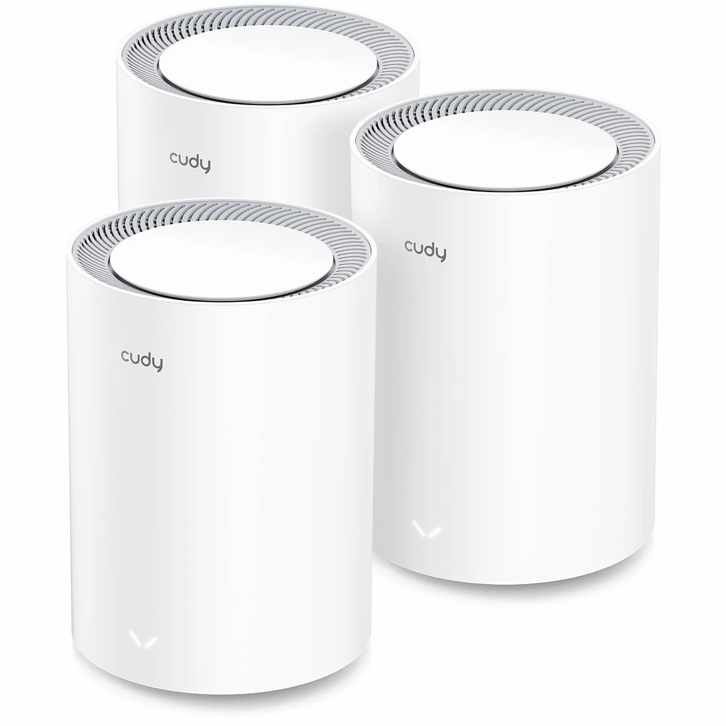 Cudy AX3000 2,5G Sistema de Malla Wi-Fi 6 Router, Backhaul Ethernet, Wireguard, OpenVPN, Zerotier, CloudFlare, DDNS, M3000 3-Pack