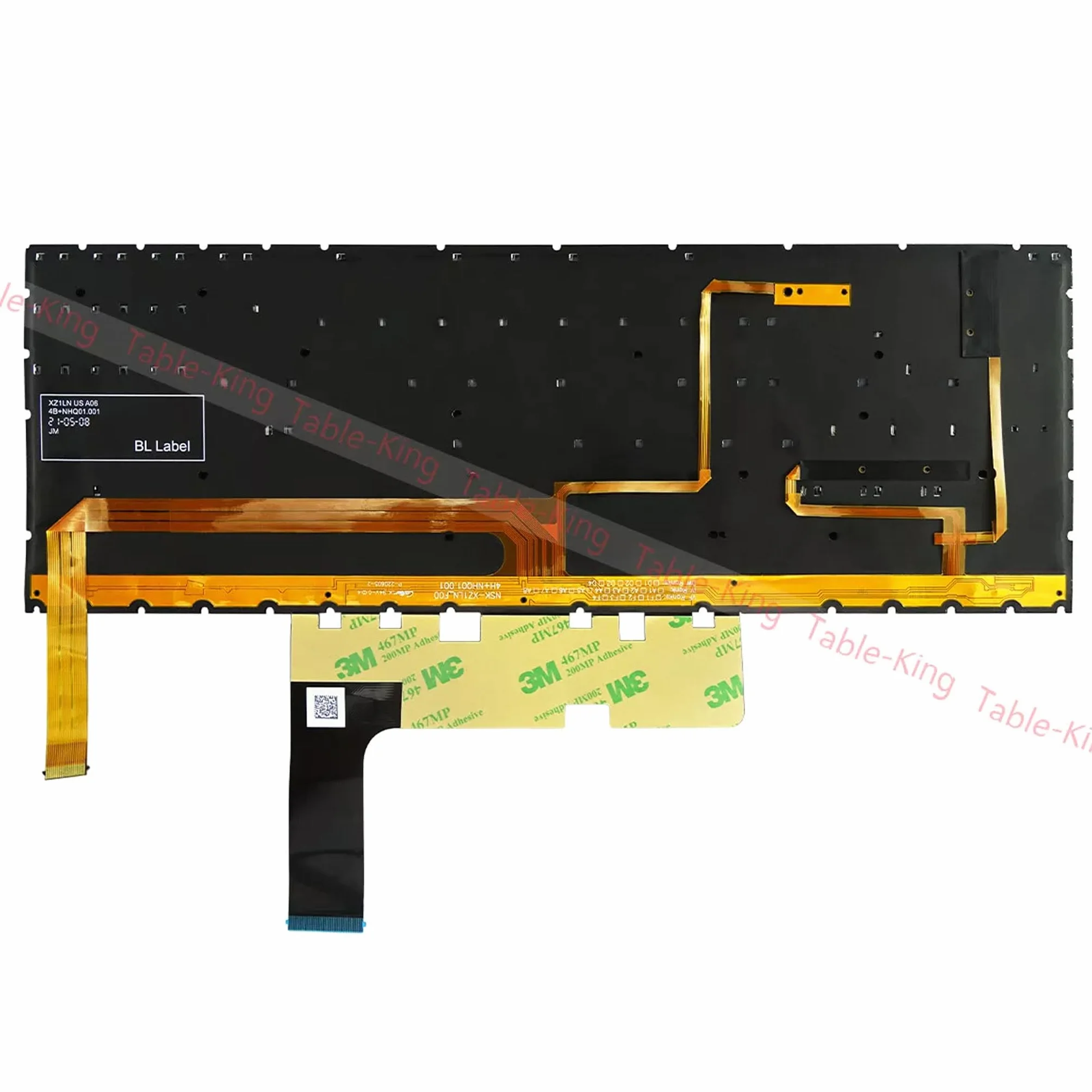 Teclado retroiluminado RGB de diseño multilingüe para HP Omen 15-EN 15-EN1013DX versión 2 (no apto para la versión 1) (portugués/portugués)
