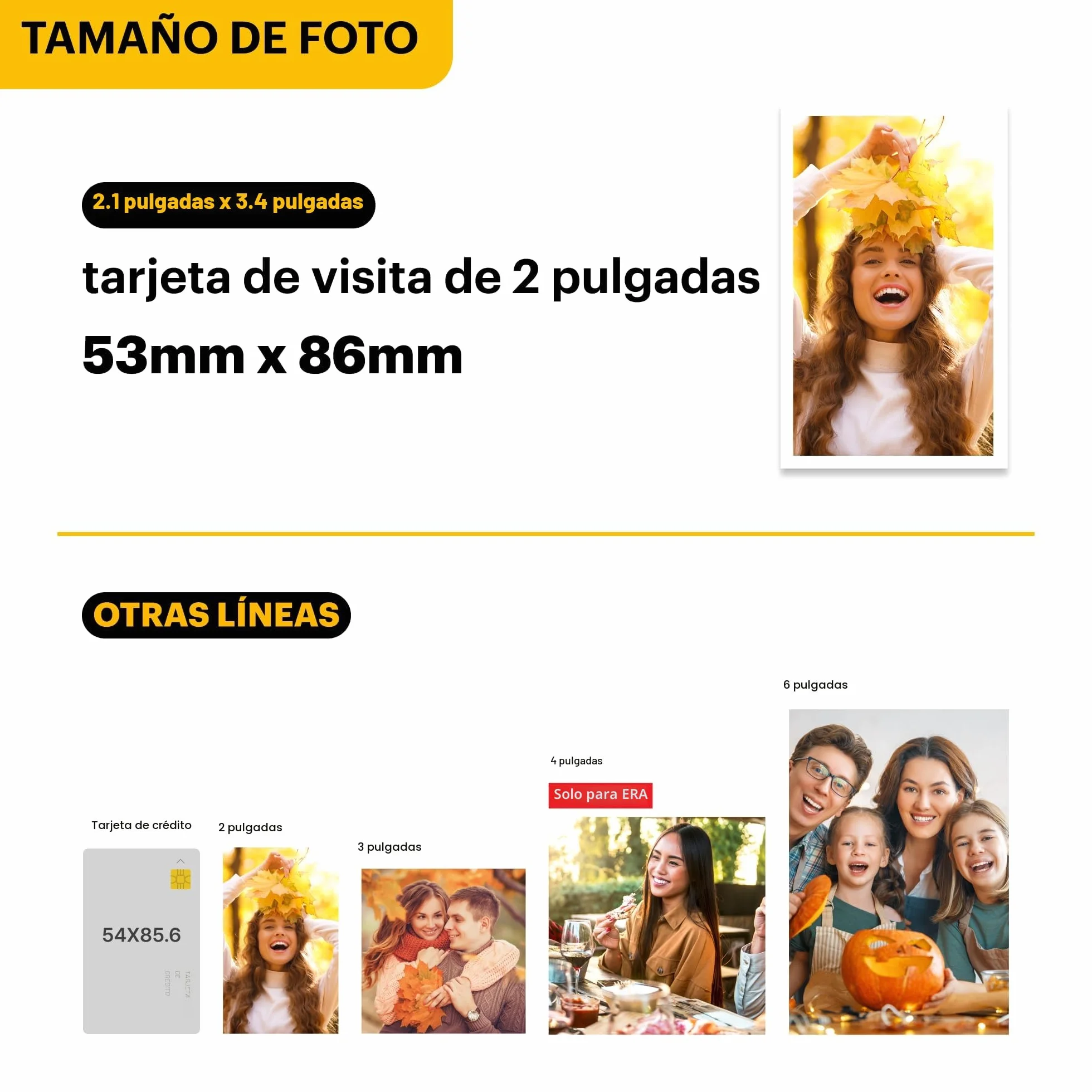 KODAK Mini 2 Retro 4Pass Impresora de Fotos Portátil (5,3x8,6cm) + Pack de Regalo con 68 Hojas (8 Hojas Iniciales + 60 Hojas) - Amarillo