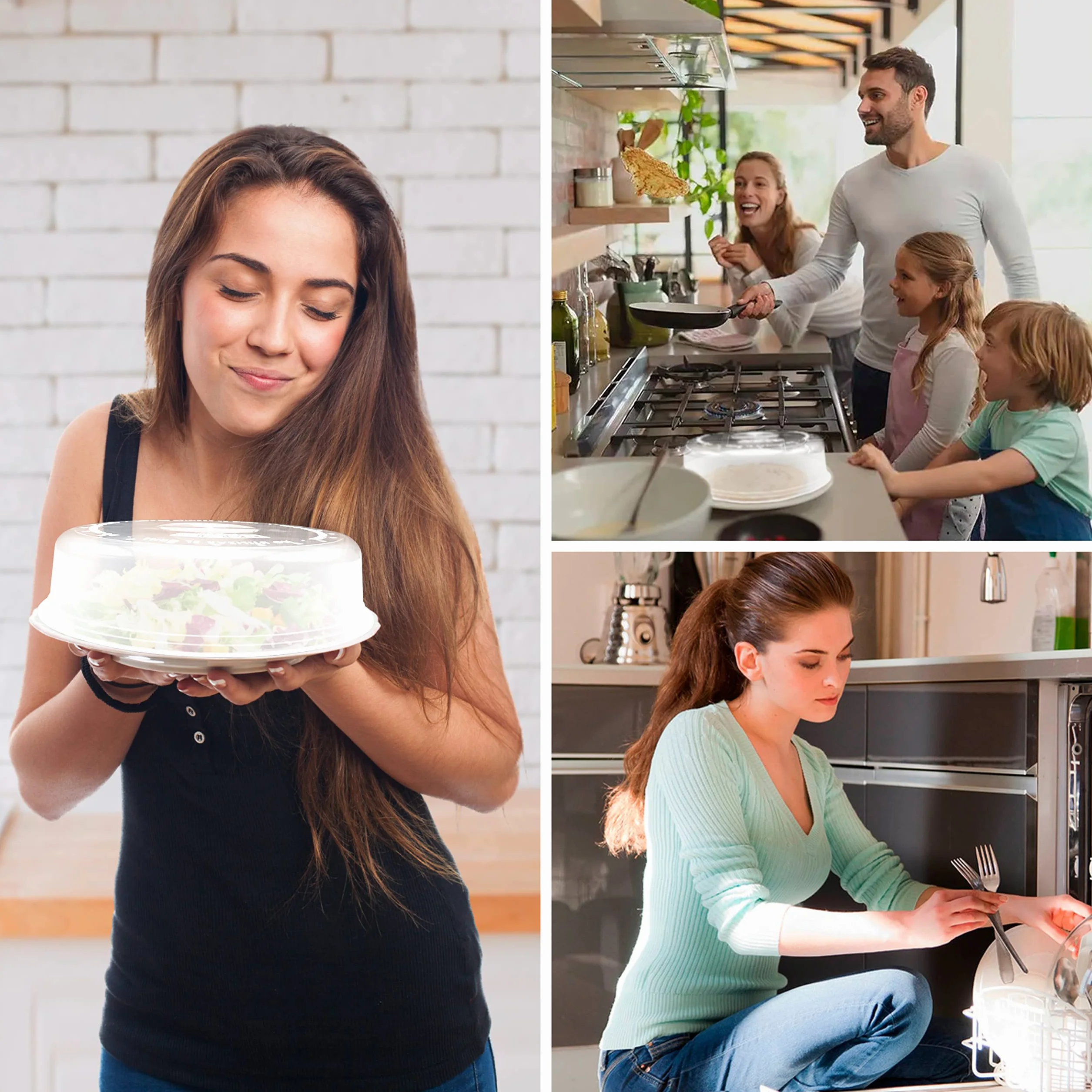 Tapa Microondas Libre BPA 24 cm para Cocina - Fabricado en España