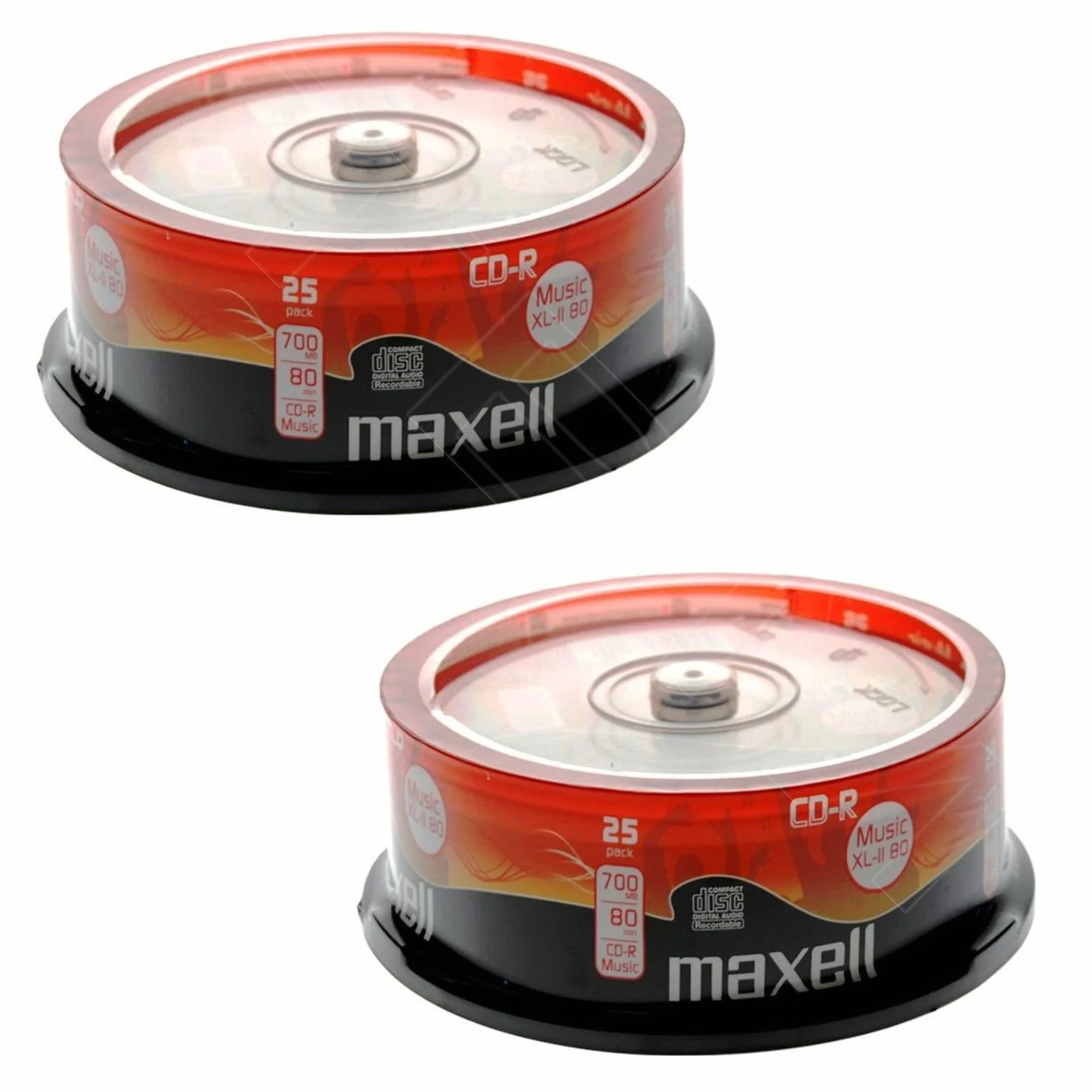 Maxell XL II 80MU - 50 x CD-R - 700 MB (80 min) - fusionado - Soporte de Memoria
