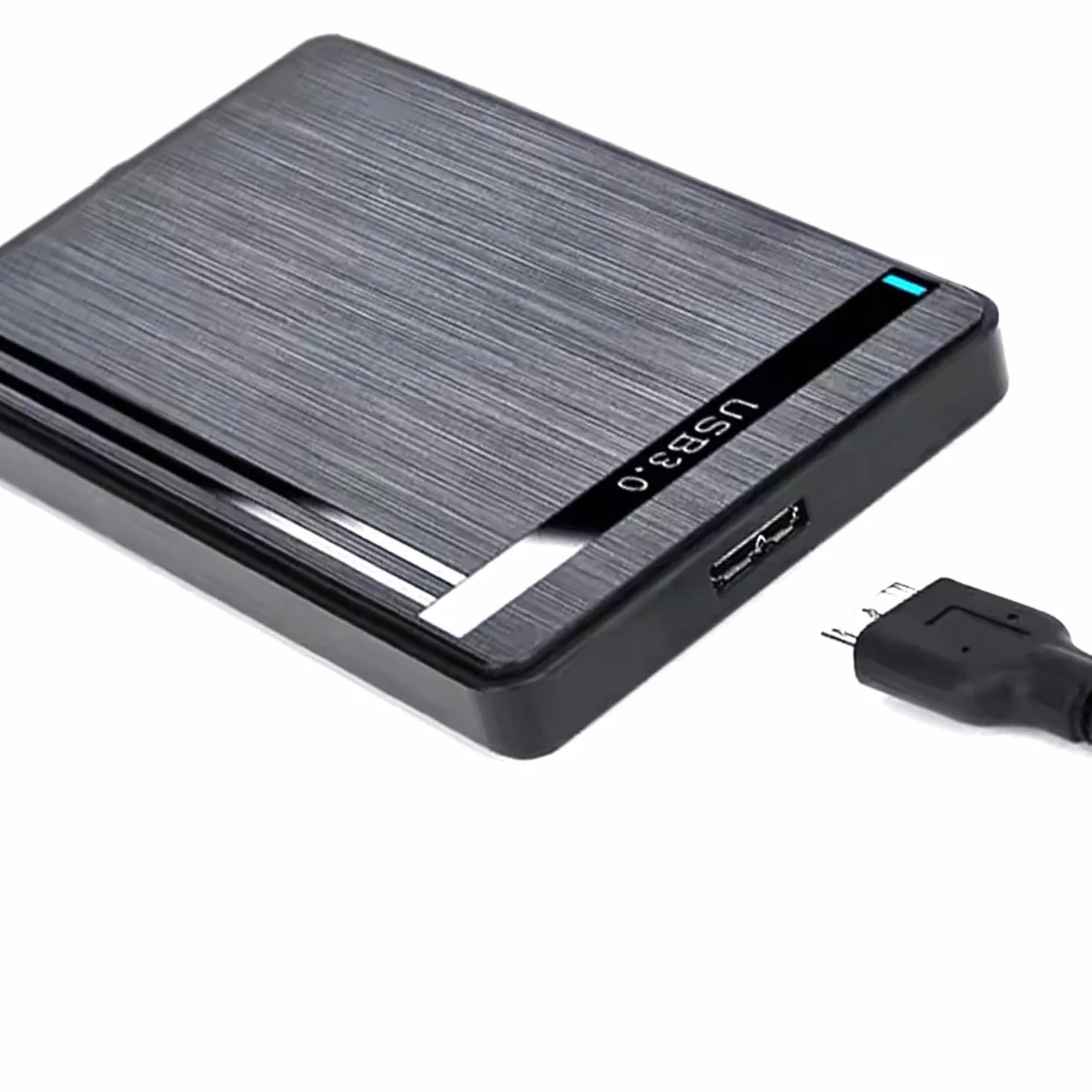 Disco Duro Externo SSD 110GB USB 3.0 Alta Velocidad 520MB/s, Unidad Portátil 2.5" SATA con Carcasa y Cable USB, Compatible con PC, Portátiles, Smart TV y Consolas 51SSD110_