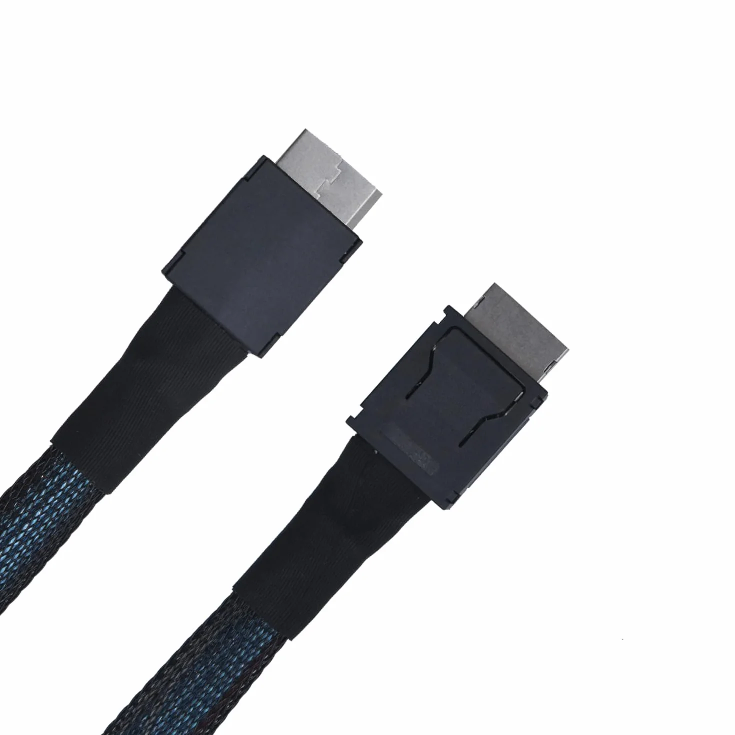Oculink Cable PCIe 4.0 SFF-8611 4i Cable macho alargador para eGPU Mini PC SSD consolas de juegos portátiles (200 cm)
