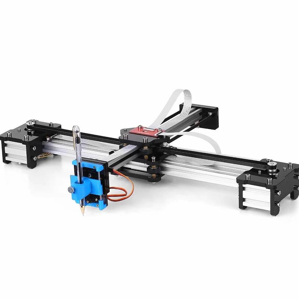 Escritorio DIY Mon XY Plotter Pluma Dibujo Robot Máquina de Dibujo de Escritura A Mano Kit de Robot 100-240V