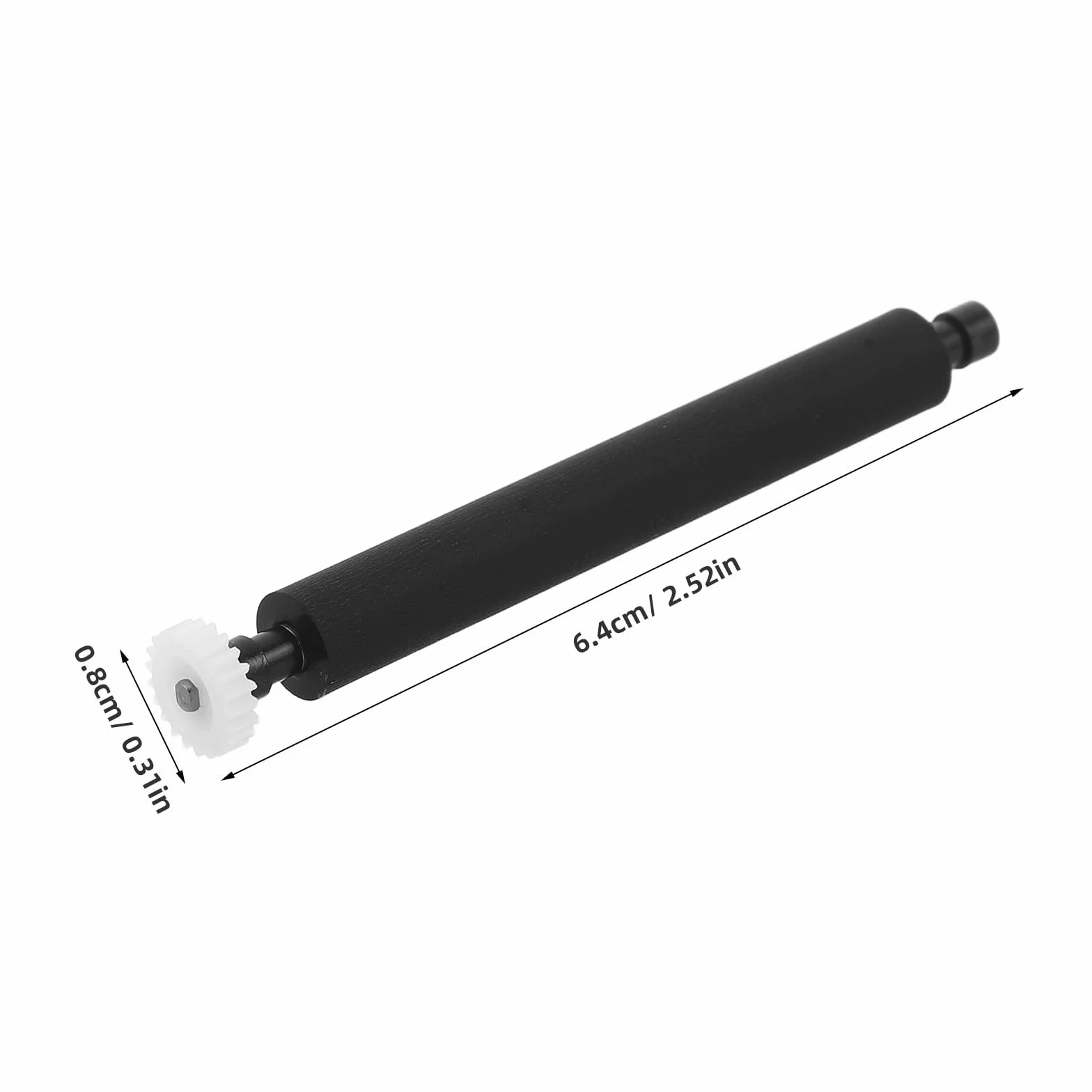 Rodillo de Papel para | Rodillo de Repuesto para Impresora térmica | Platina de Goma de 64 mm y 21 Dientes | Alimentación precisa de Papel | Compatible con terminales de Pago portátiles