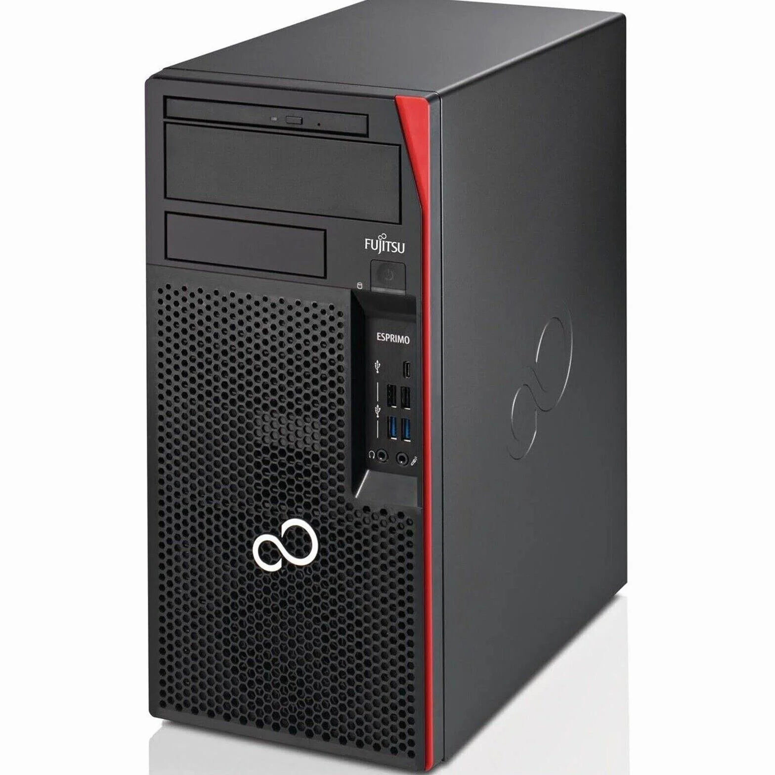 Fujitsu PC Desktop Tower Esprimo P757, Procesador Core i7-6700T, Memoria RAM 8GB, Disco SSD 240GB, Windows 11 Pro (Reacondicionado)