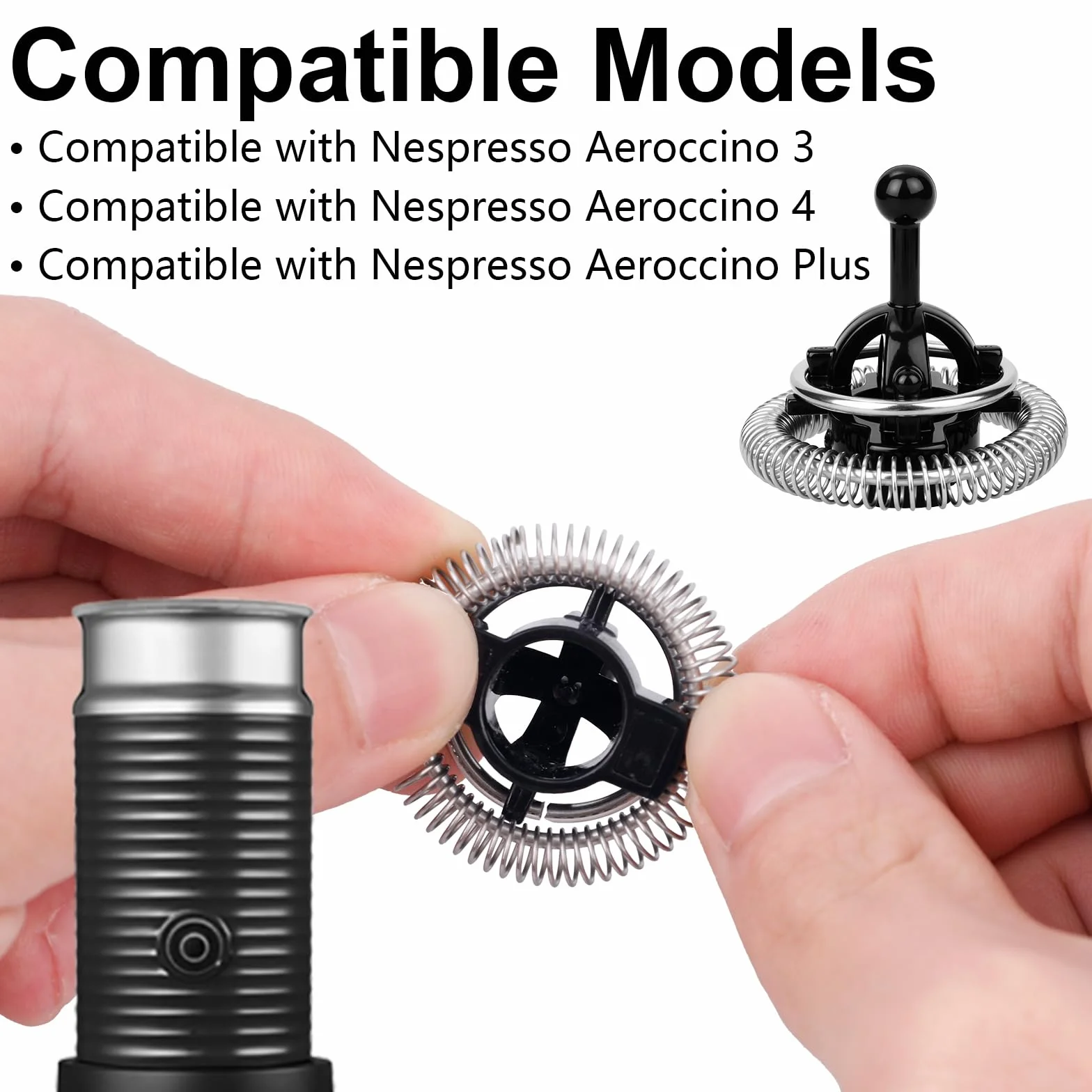 Nespresso Aeroccino 3 4 Plus Batidor Repuestos Espumador Leche Accesorios