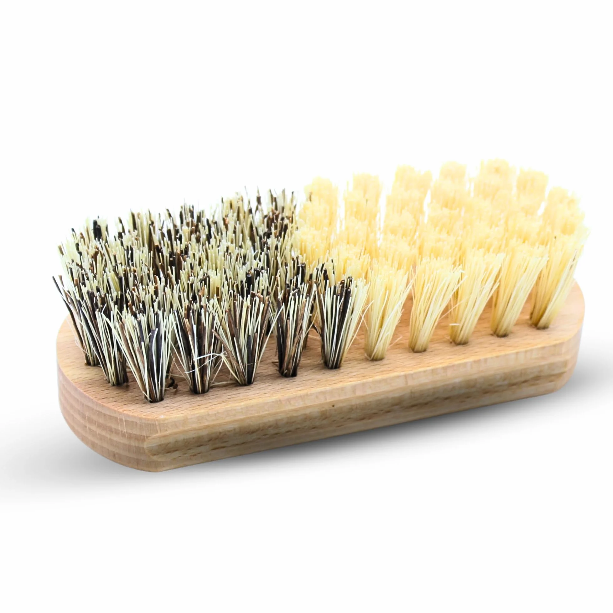 DOJA Barcelona Cepillo Madera para Vegetales - Madera de Haya - para Frutas - Cepillo Cocina con Diseño Ergonomico para Champiñones y Verduras - Cepillo Setas - Cepillo para Patatas y Hortalizas