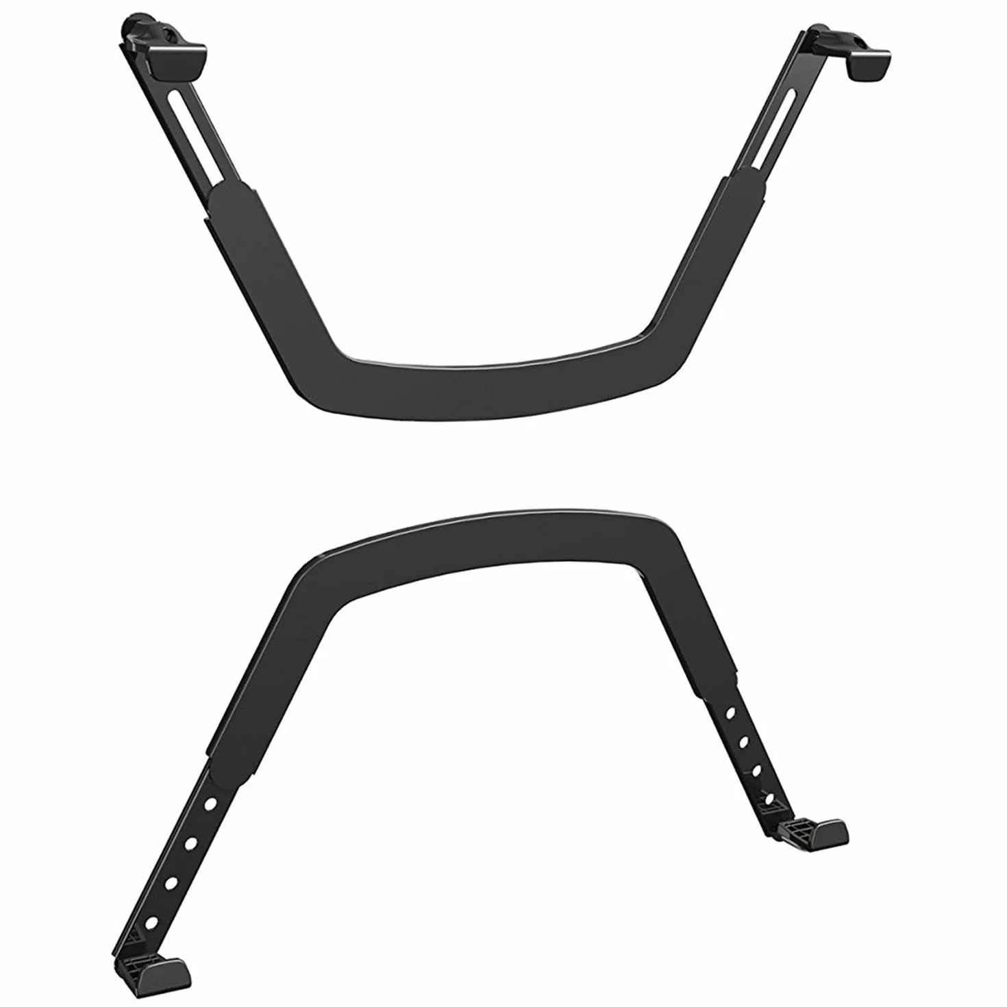 Invision Kit Adaptador No VESA para Monitores PC y Pantallas TV 17"-27" Sin Orificios de Fijación Traseros [Brazo de Monitor o Soporte de TV con Patrón de Montaje 75x75mm] Carga Máx. 6,5kg (NV100)