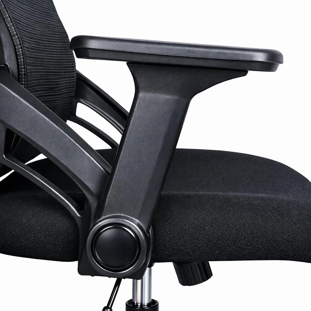 Silla de Oficina Ergonómica Profesional con Soporte Lumbar Ajustable, Reposacabezas Regulable, Reposabrazos 3D, Respaldo de Malla Transpirable, Ruedas 360º