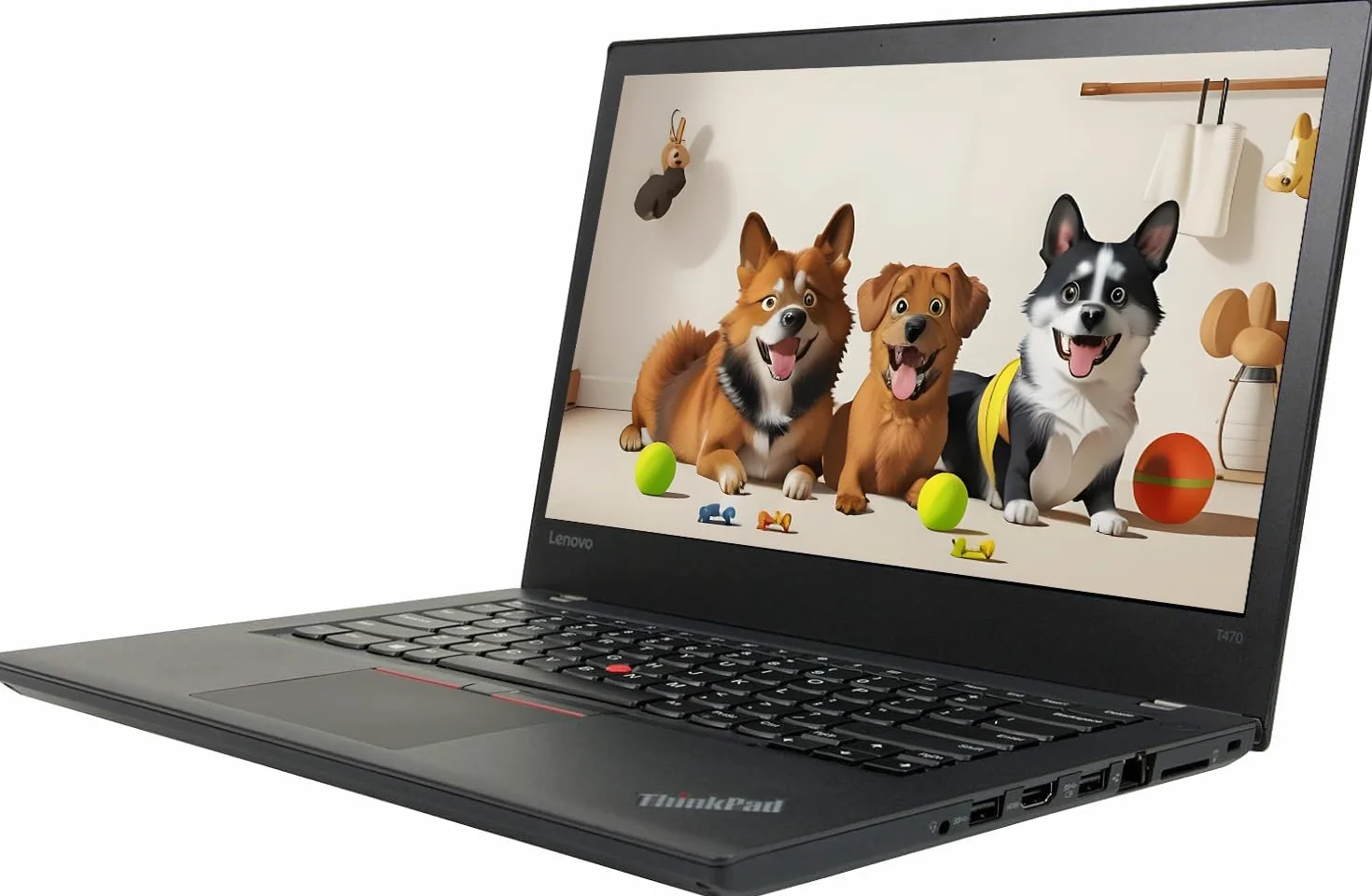 Lenovo ThinkPad T470 Portátil empresarial 14 Pulgadas Intel Core i5-6300U 16 GB RAM 256 GB SSD Windows 11 Pro