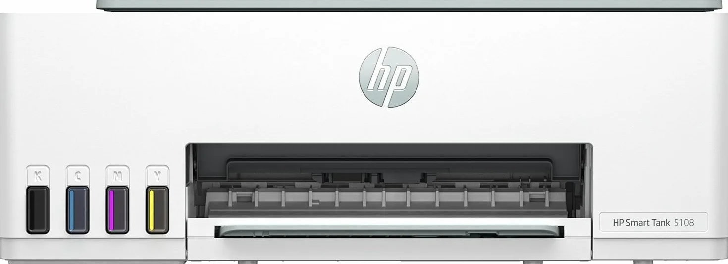 HP Impresora Multifunción Tinta Smart Tank 5108 Wi-Fi, con depósito Recargable, Incluye Tinta para Imprimir hasta 3 años
