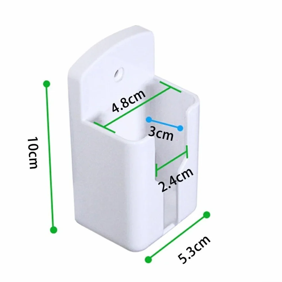 Soporte universal para control remoto montado en la pared, organizador de almacenamiento para aire acondicionado, TV, teléfono de plástico