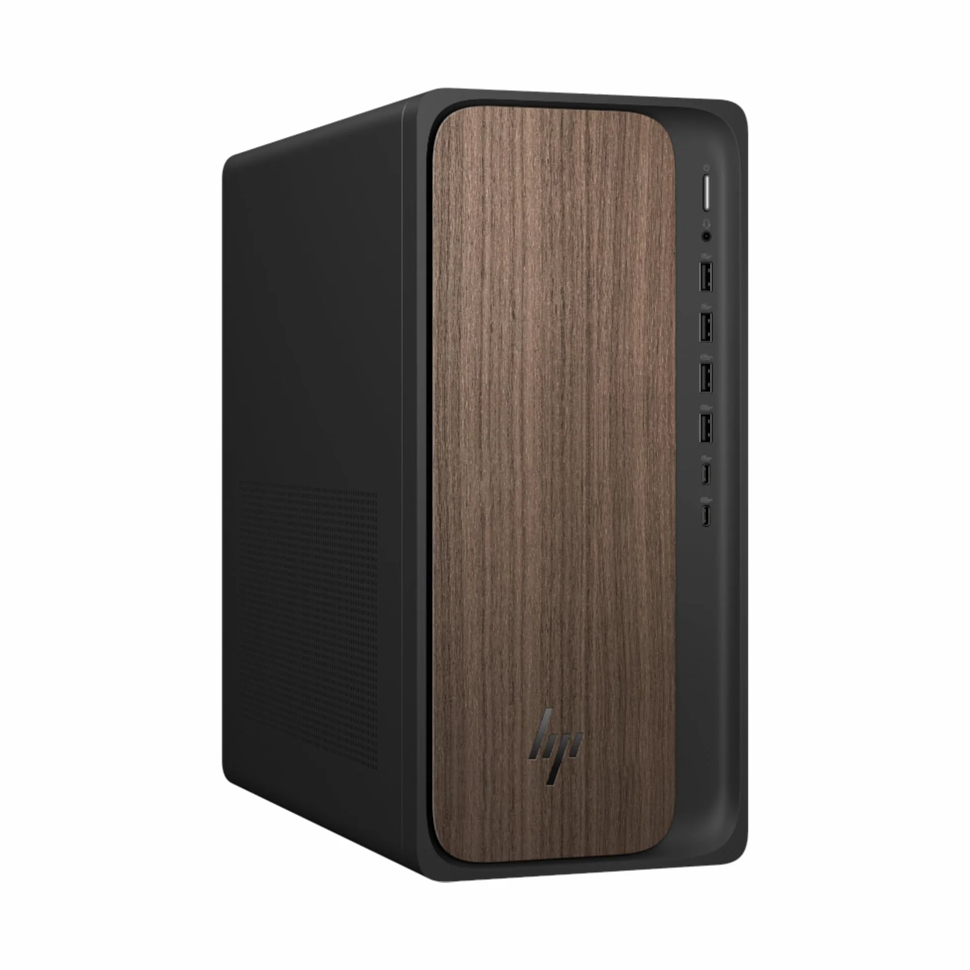HP OmniDesk AI, Ordenador de Sobremesa con IA, Intel Core Ultra 5 225, 16GB RAM, 1TB SSD, Wi-Fi 6E, Windows 11 Home, Gráficos Intel, PC Torre para Trabajo y Productividad, Marrón