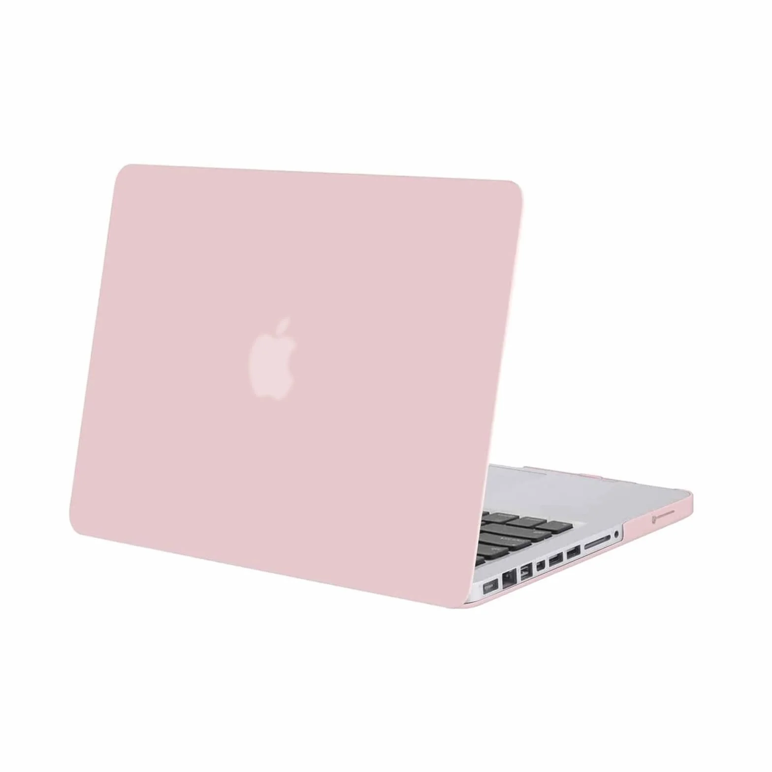 MOSISO Funda Dura Compatible con MacBook Pro 13 Pulgadas con CD-ROM A1278 (Versión 2012/2011/2010/2009/2008), Ultra Delgado Carcasa Rígida Protector de Plástico Cubierta, Cuarzo Rosa