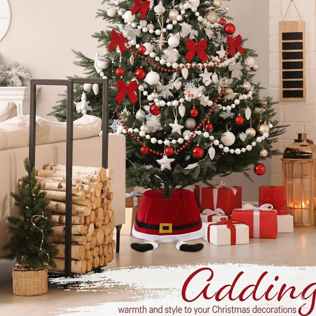 Deco Express Falda de Árbol de Navidad Cubre Arbol Navidad 42x56 cm Varios Diseños