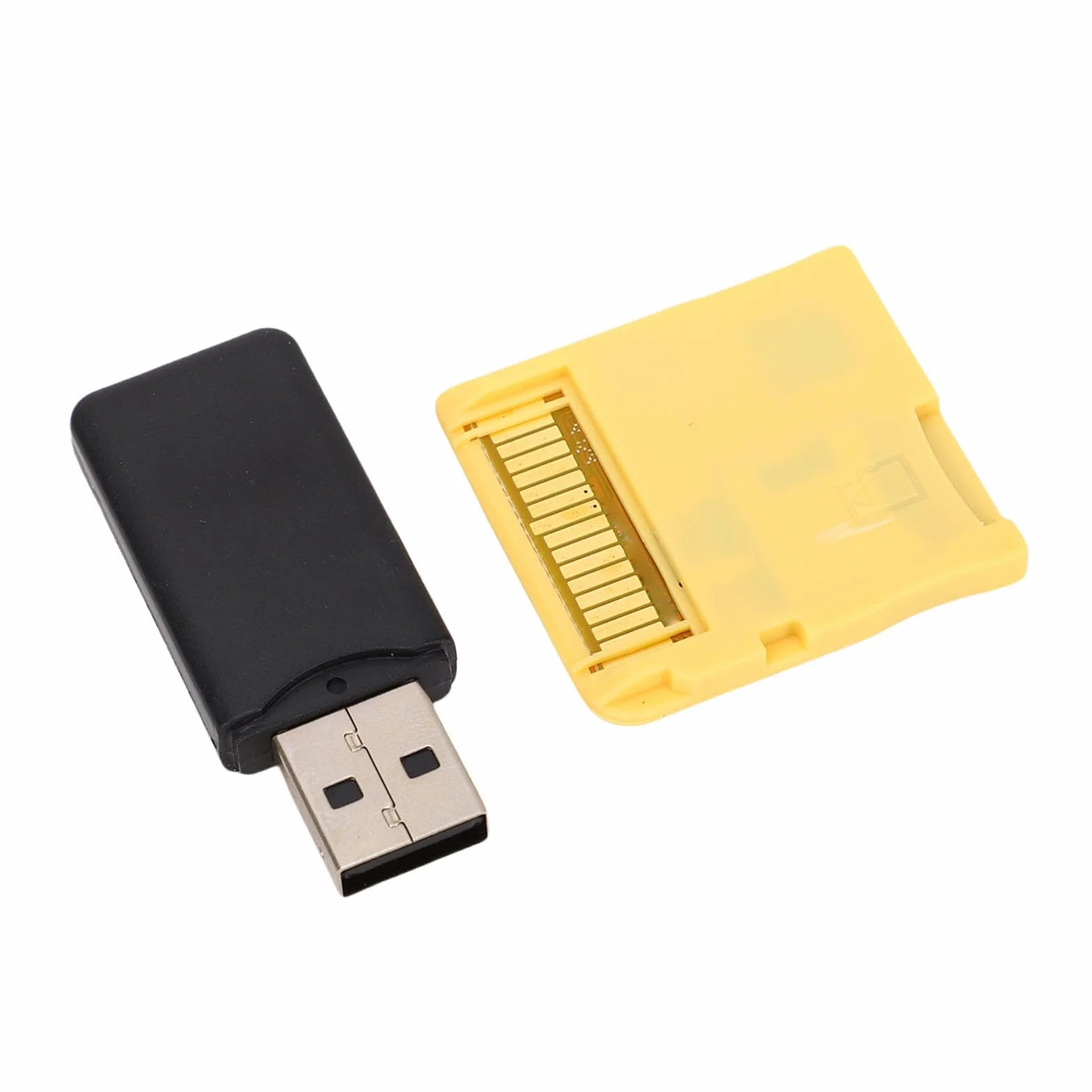 VBESTLIFE Tarjeta Flash de Videojuego, 2025 Nuevas Tarjetas Flash ASIC Video Video Video Compatibles con la Serie NDS 2DS 3DS, Incluye el Lector de Cartas (Gold)