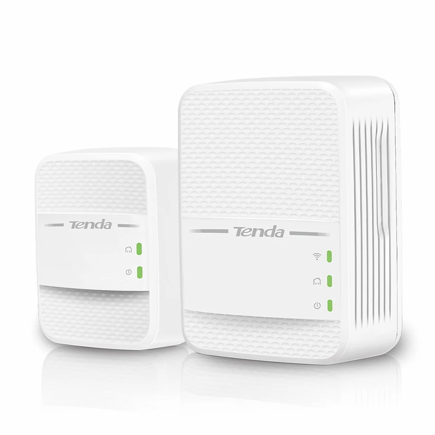 Tenda PH10 Kit PLC Wi-Fi 2 Adaptadores Powerline con Enchufe Repetidores de Red AC1200 en 2.4GHz/5GHz Gigabit Puerto