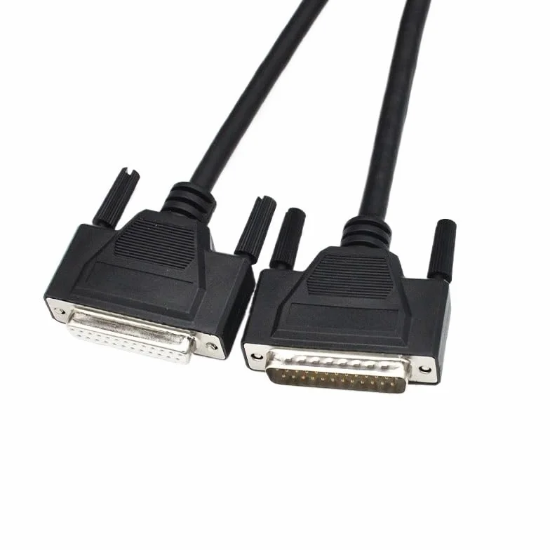 Cable DB25 pin cable de extensión DB25 0,5 M/1M macho a macho hembra a hembra puerto paralelo cable de datos de impresión por ordenador(0.5m,SM-DB25F-DB25M)